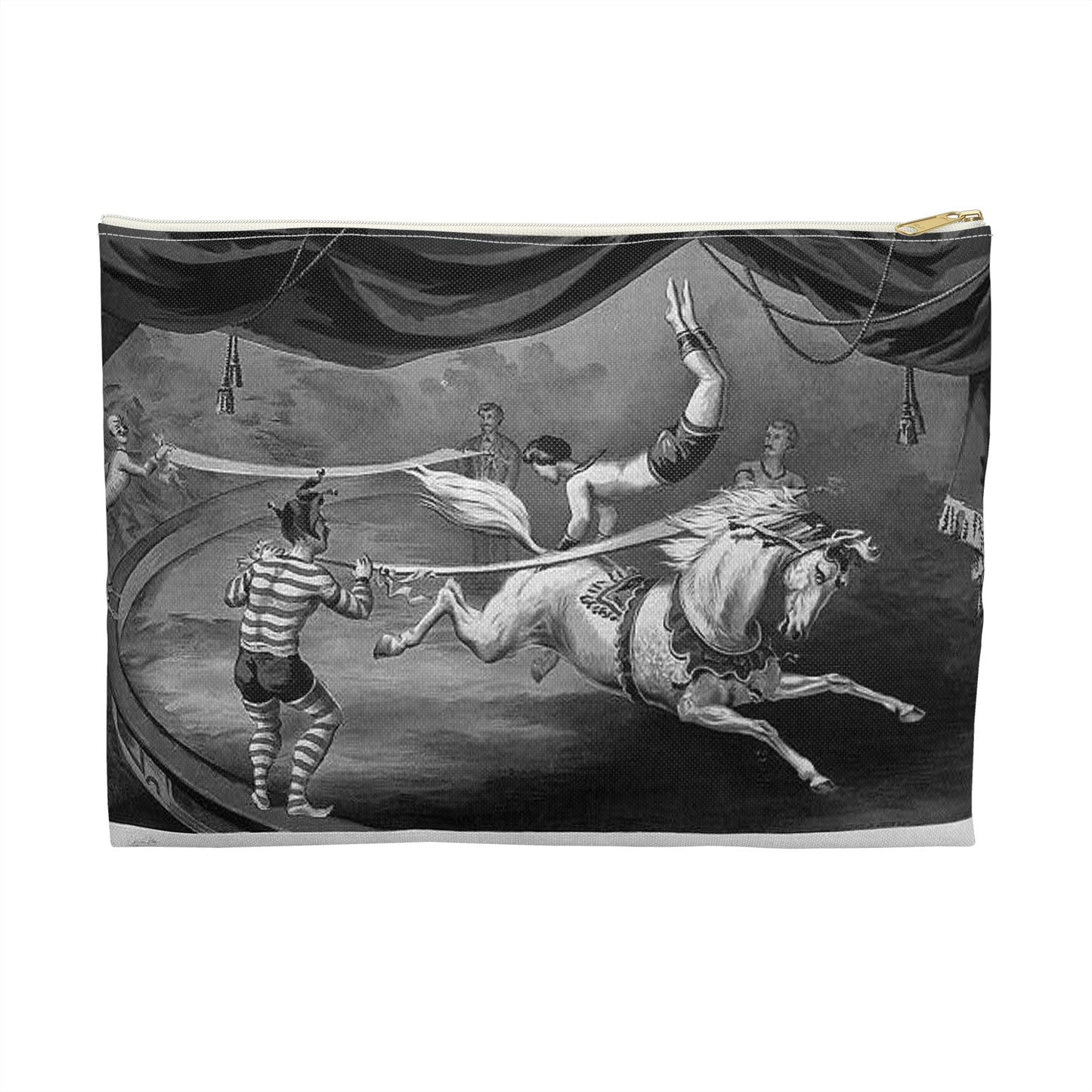 Banner act - Print, Library of Congress collection Large Organizer Pouch with Black Zipper