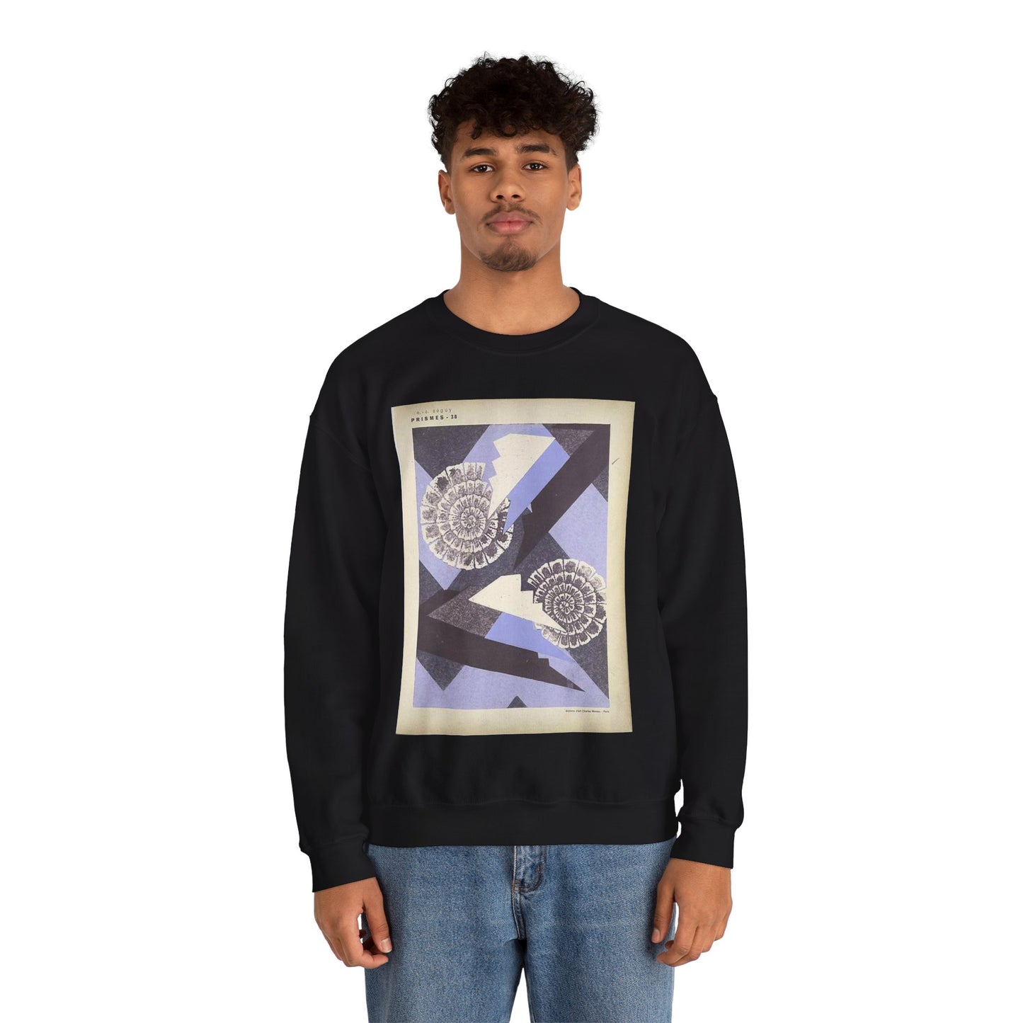 Prismes - EA Séguy - 1933 - page 40 Black Heavy Blend Adult Crew Neck SweatShirt