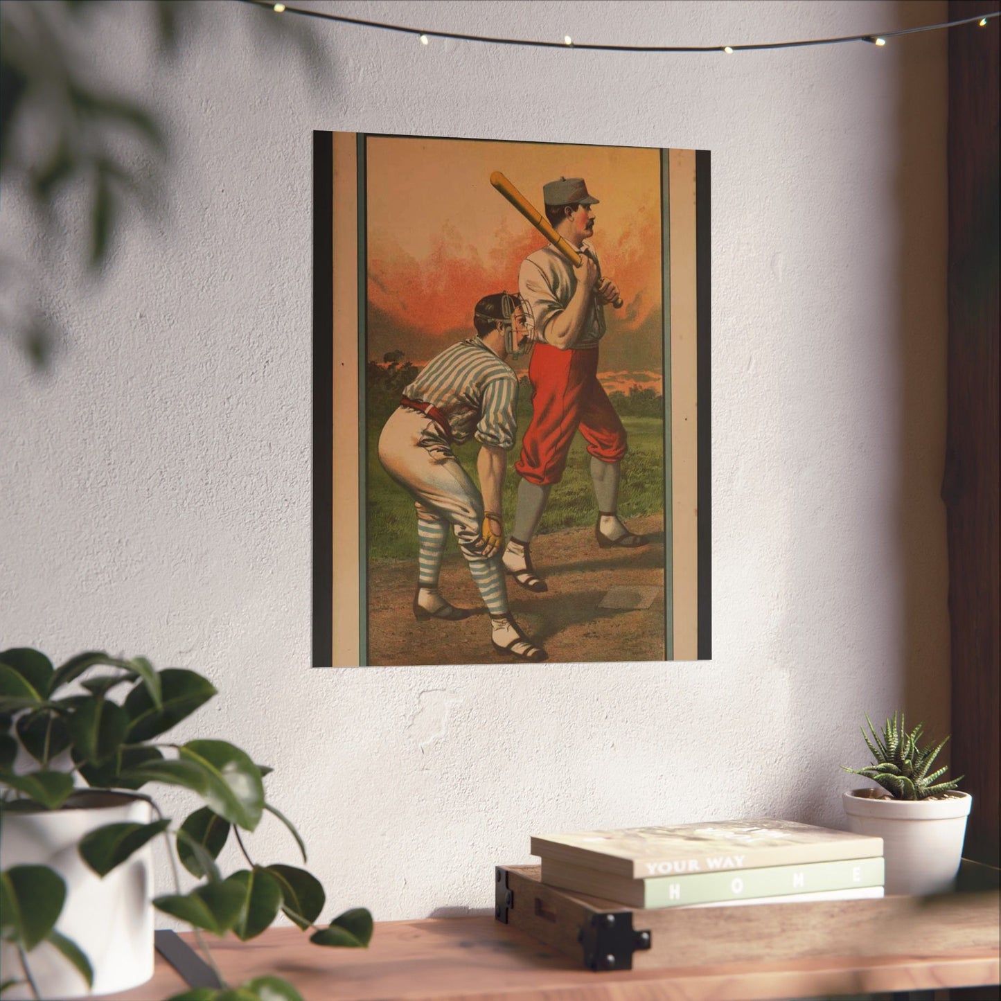 Biddeford vs. Portland Granite St. grounds, Saturday, May 30th Printed at the Biddeford Journal office High Quality Matte Wall Art Poster for Home, Office, Classroom