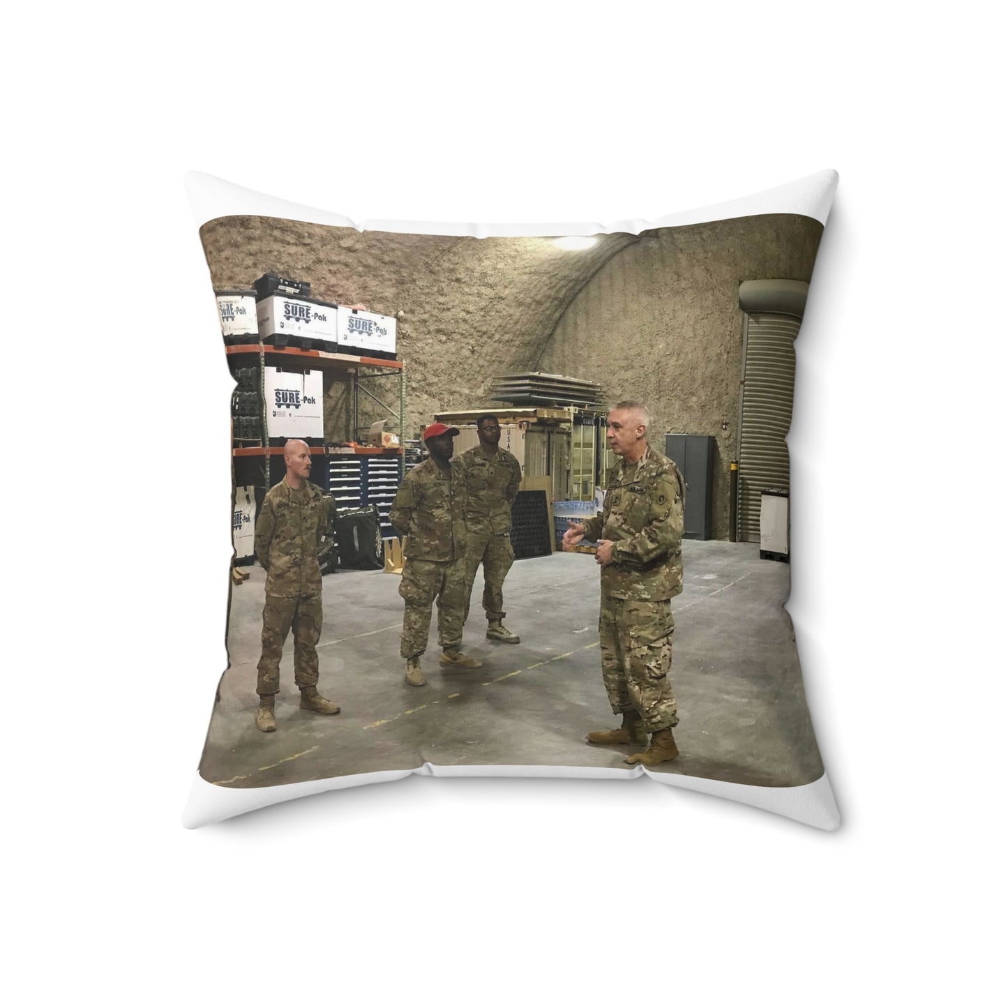 Maj. Gen. John P. Sullivan, commanding general of the Decorative Accent Square Pillow