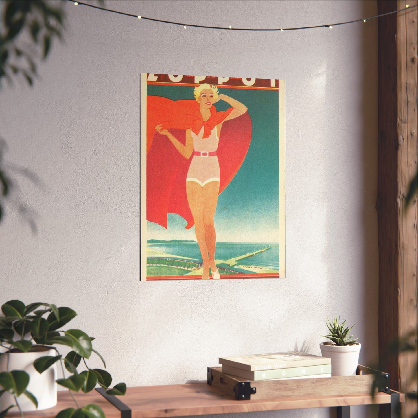 Jupp Wiertz - Zoppot, das Weltbad an der Ostsee High Quality Matte Wall Art Poster for Home, Office, Classroom