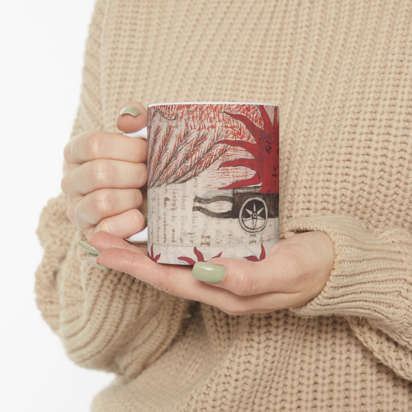 Sun from BL Sloane 1171, f. 100v Beautiful Novelty Ceramic Coffee Mug 11oz