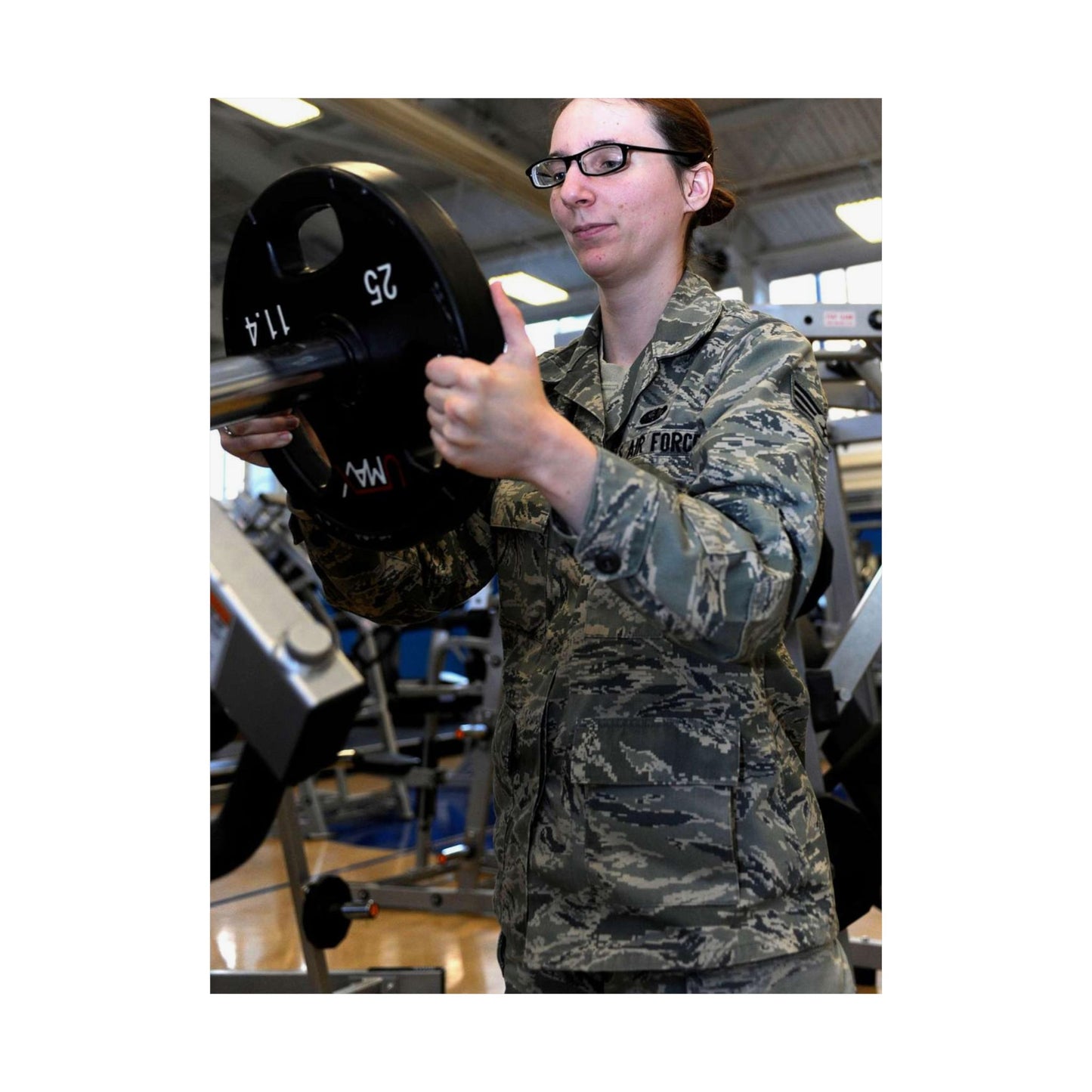 Senior Airman Cassandra Bridges, 28th Force Support High Quality Matte Wall Art Poster for Home, Office, Classroom