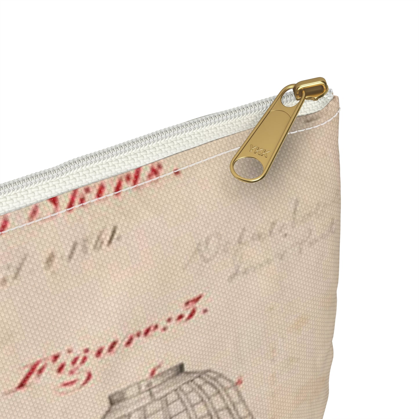 Patent drawing - Drawing of Improvements in Hoop Skirts Public domain image Large Organizer Pouch with Black Zipper