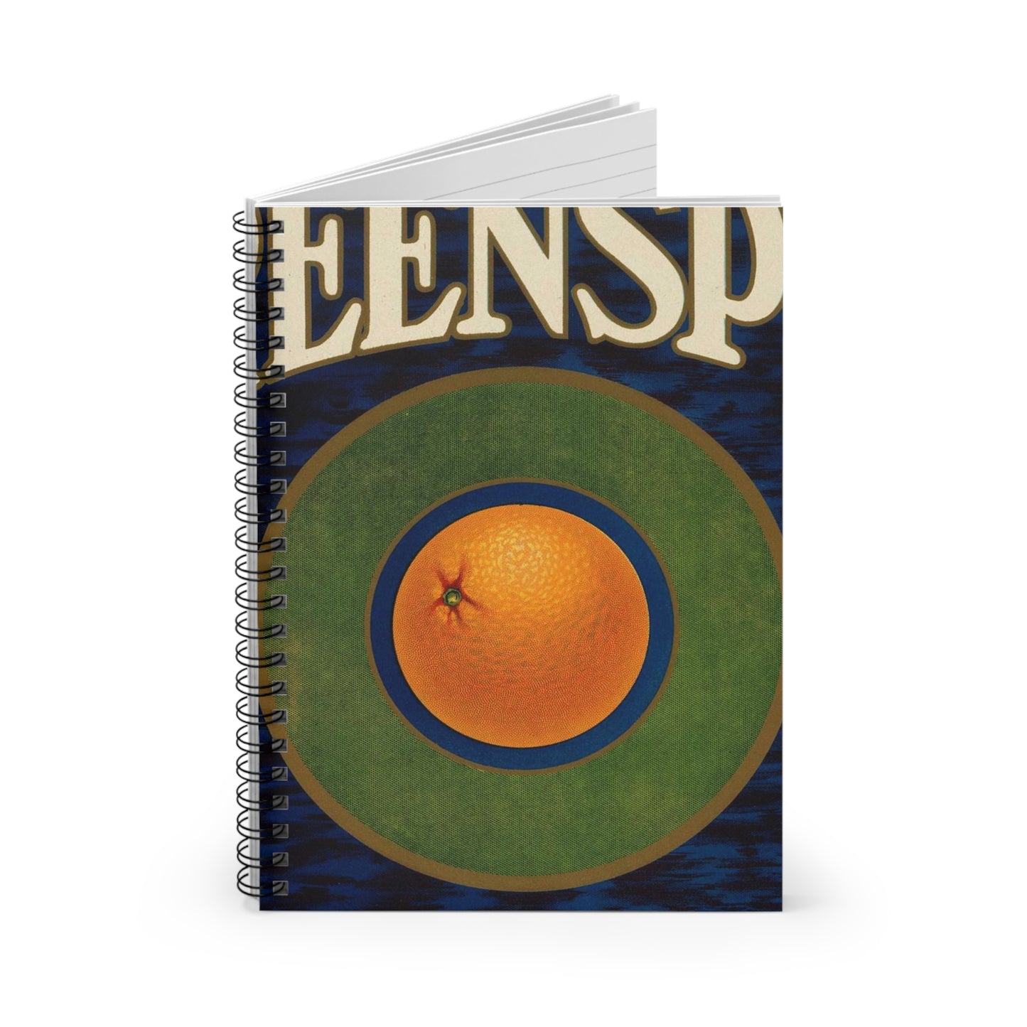 Greenspot Brand: Gold Buckle Association, East Highlands, California Spiral Bound Ruled Notebook with Printed Cover