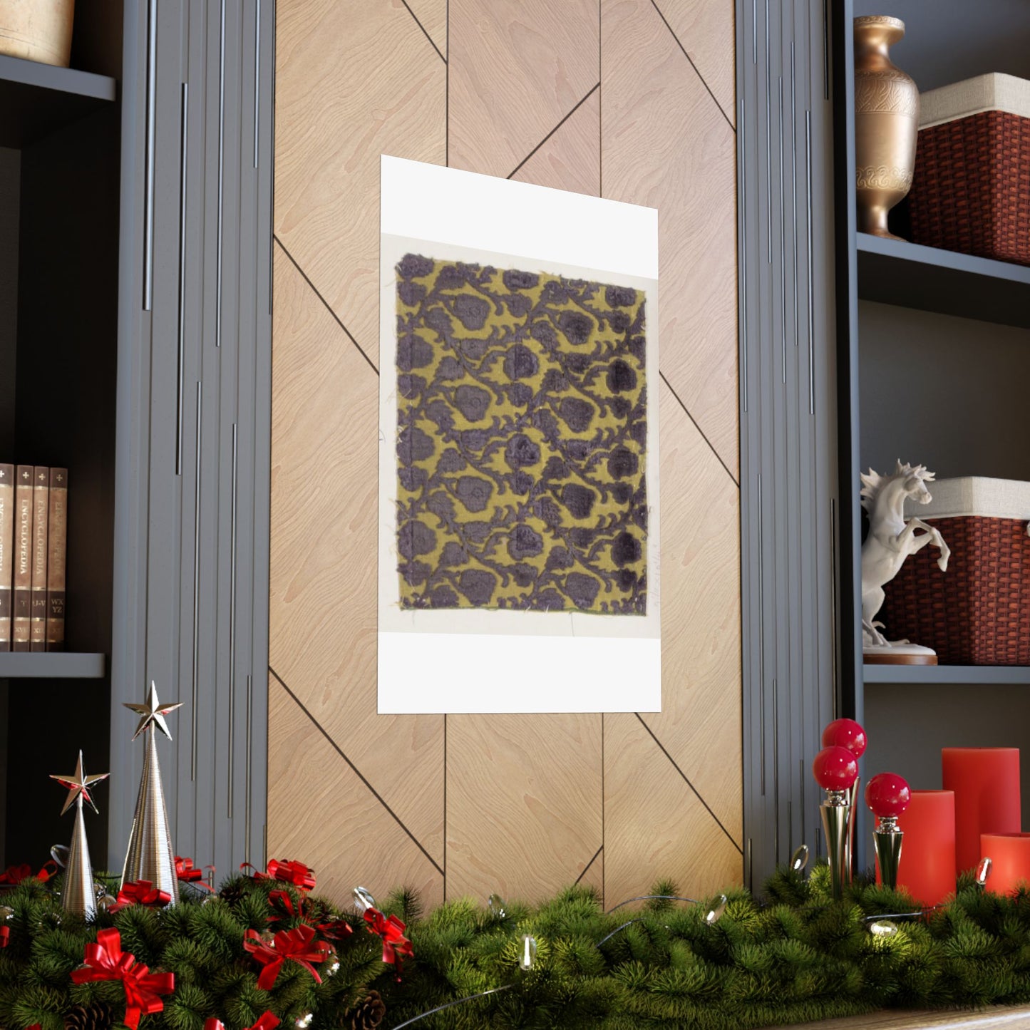 Fragment, 15th century - Public domain dedication museum photo High Quality Matte Wall Art Poster for Home, Office, Classroom