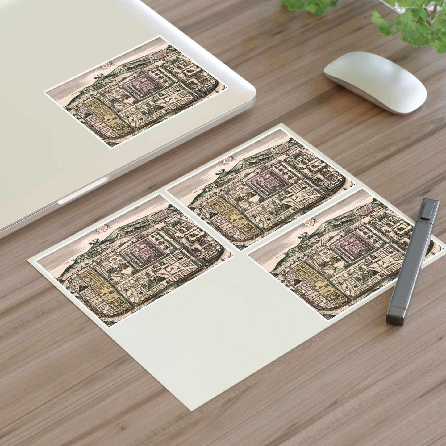 Ierusalem, cum suburbiis, prout tempore Christi floruit, accurate notatis omnibus insignibus et praecipuè iis locis... / Laminated UV Protective Vinyl Stickers