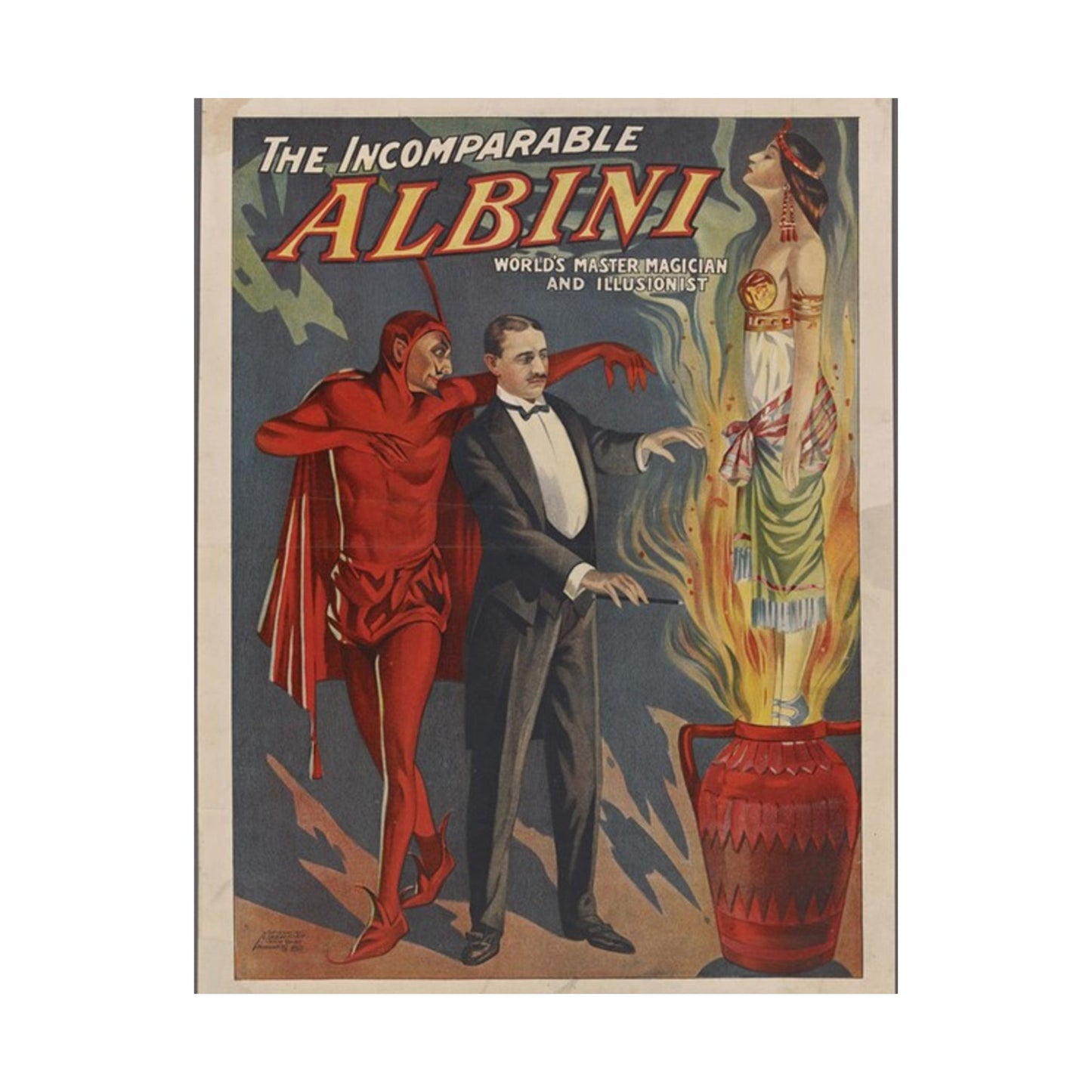 TheIncomperable Albini Theatrical Poster High Quality Matte Wall Art Poster for Home, Office, Classroom
