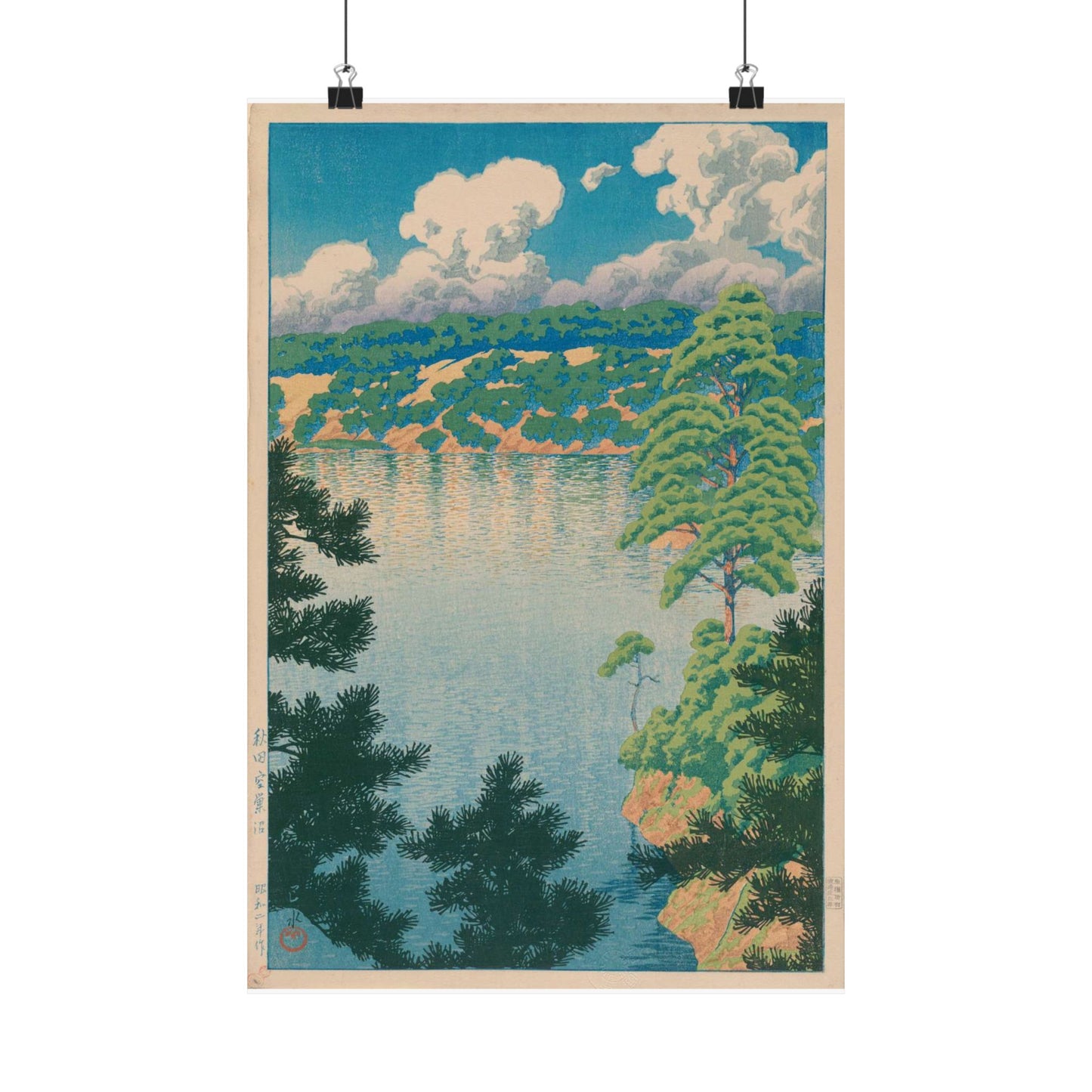 NDL-DC 2586549-14 Kawase Hasui S02 crd High Quality Matte Wall Art Poster for Home, Office, Classroom