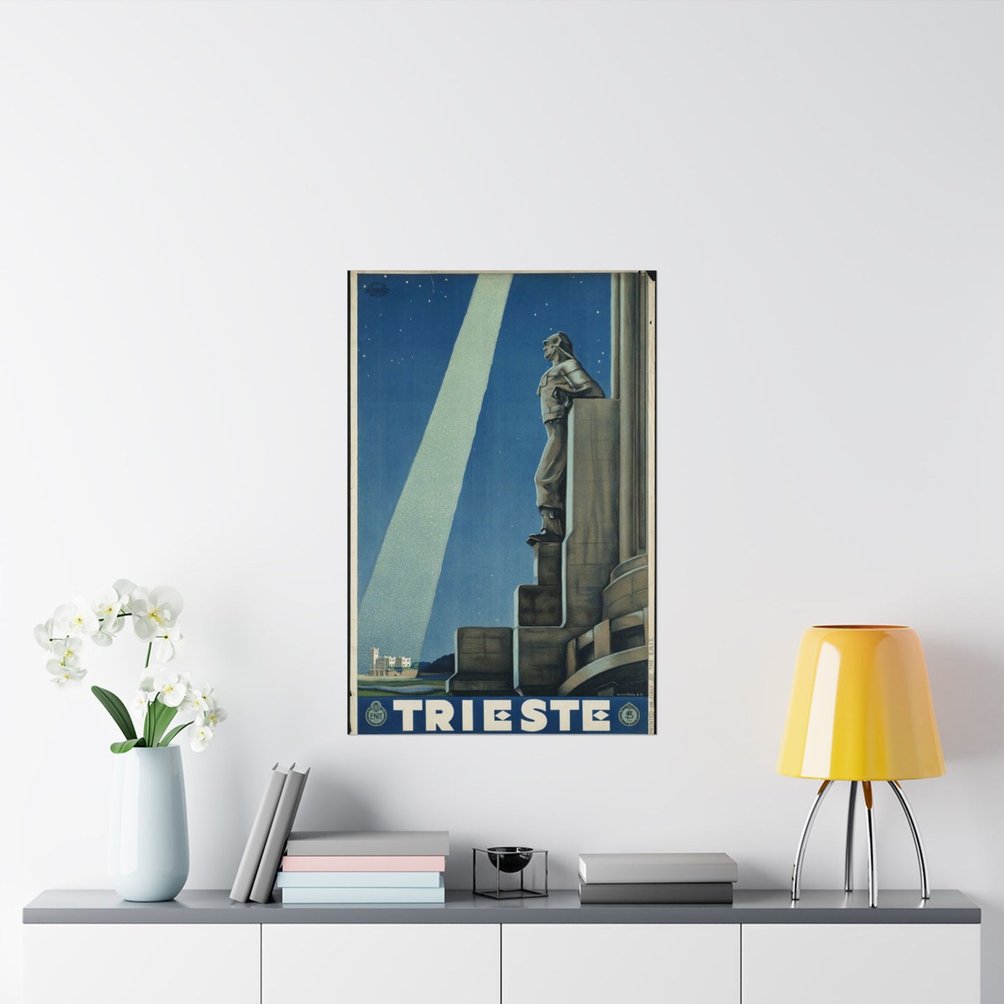 Trieste. Vintage Travel Posters, 1920s-1930s High Quality Matte Wall Art Poster for Home, Office, Classroom