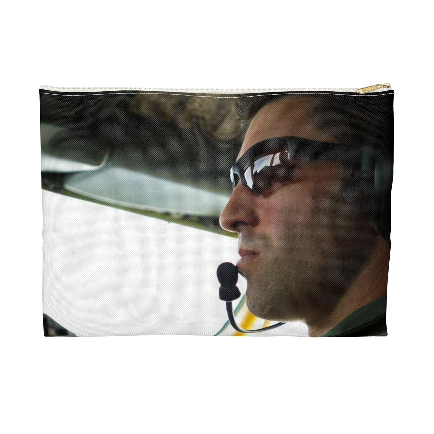 Capt. Michael Bermensolo, a pilot from the 151st Air Large Organizer Pouch with Black Zipper