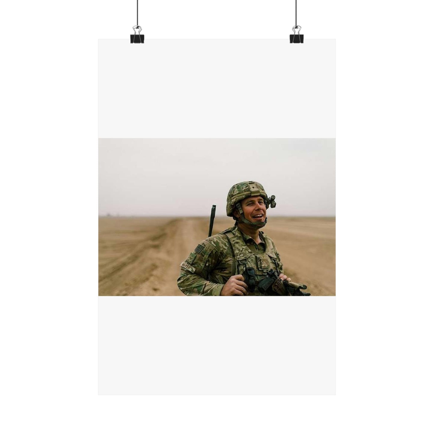 U.S. Air Force Staff Sgt. Andrew Meyer, 821st Contingency High Quality Matte Wall Art Poster for Home, Office, Classroom