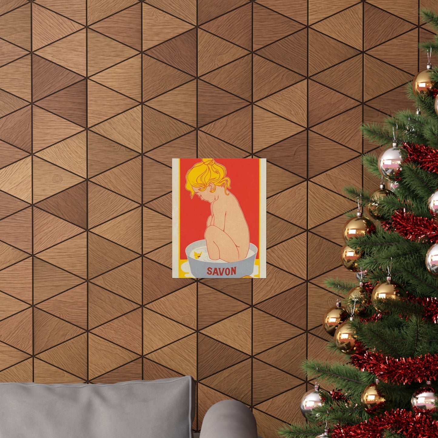 Affiche belge pour le "Savon Starlight". High Quality Matte Wall Art Poster for Home, Office, Classroom