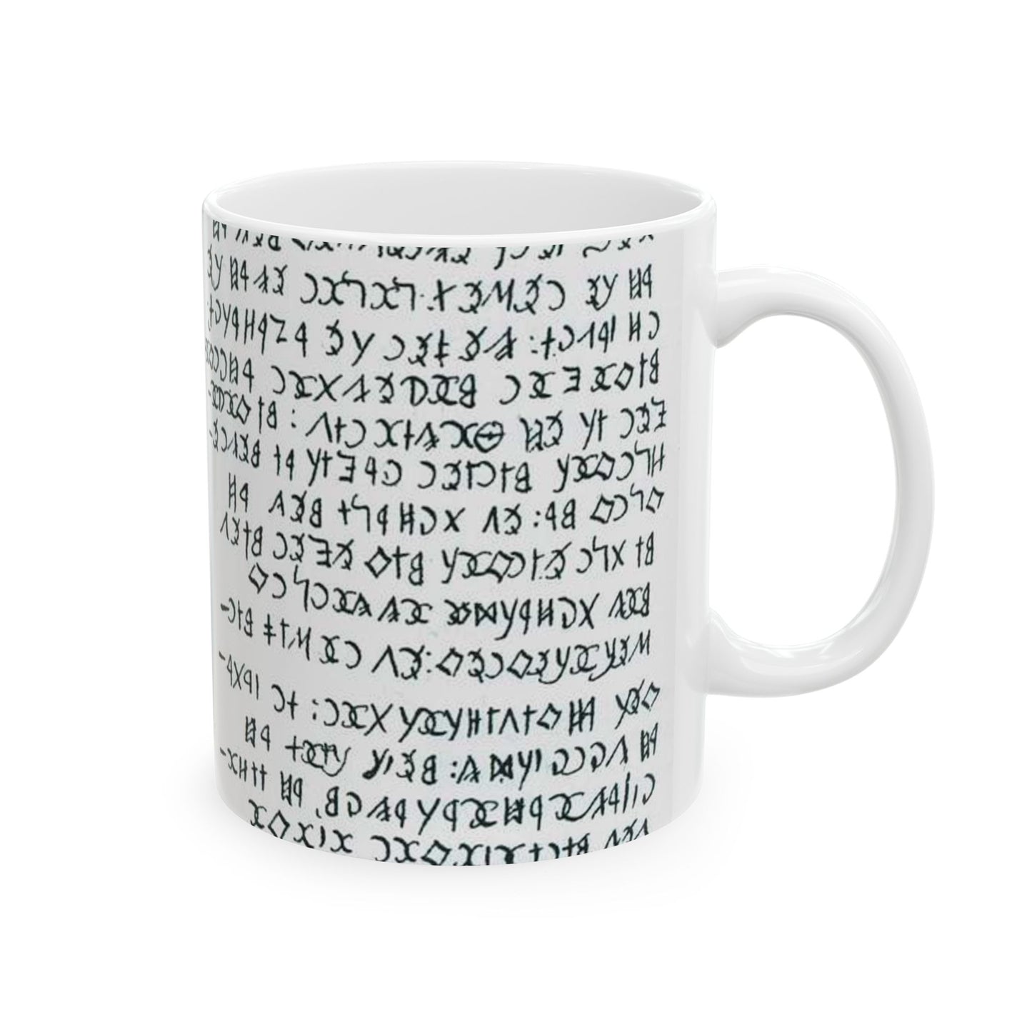 Our Father in Old Hungarian Script, 1598 Beautiful Novelty Ceramic Coffee Mug 11oz