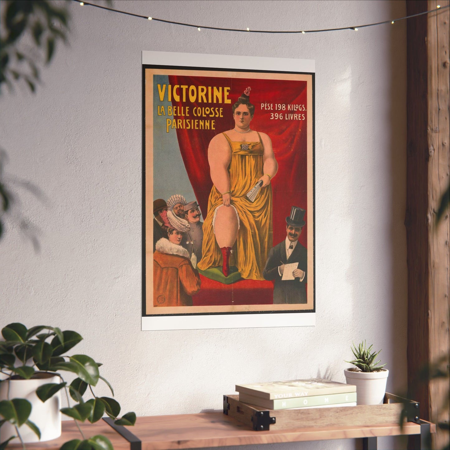Victorine - La bele colosse Parisienne High Quality Matte Wall Art Poster for Home, Office, Classroom