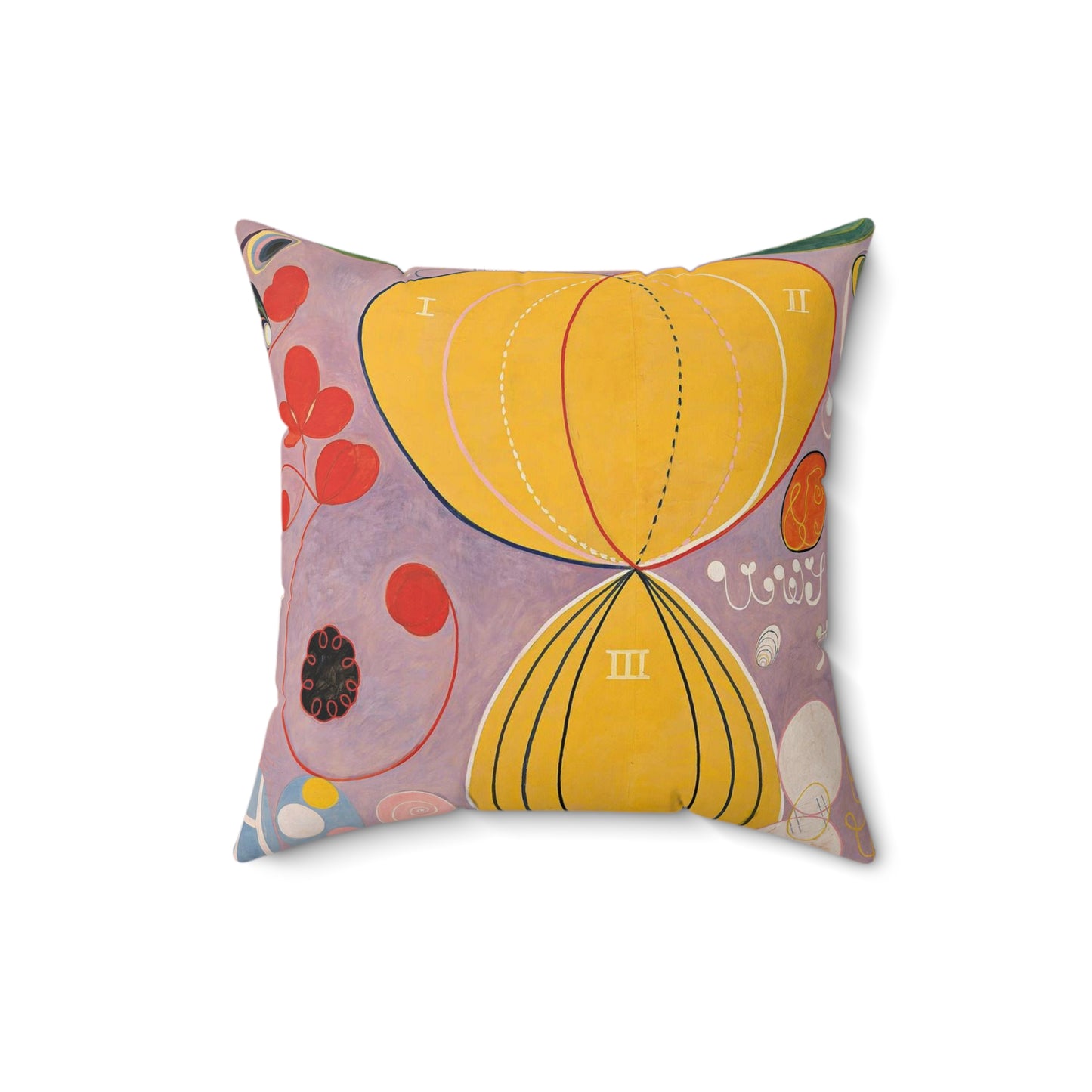 Hilma af Klint - The Ten Largest No. 7 - Adulthood - 1907 Decorative Accent Square Pillow
