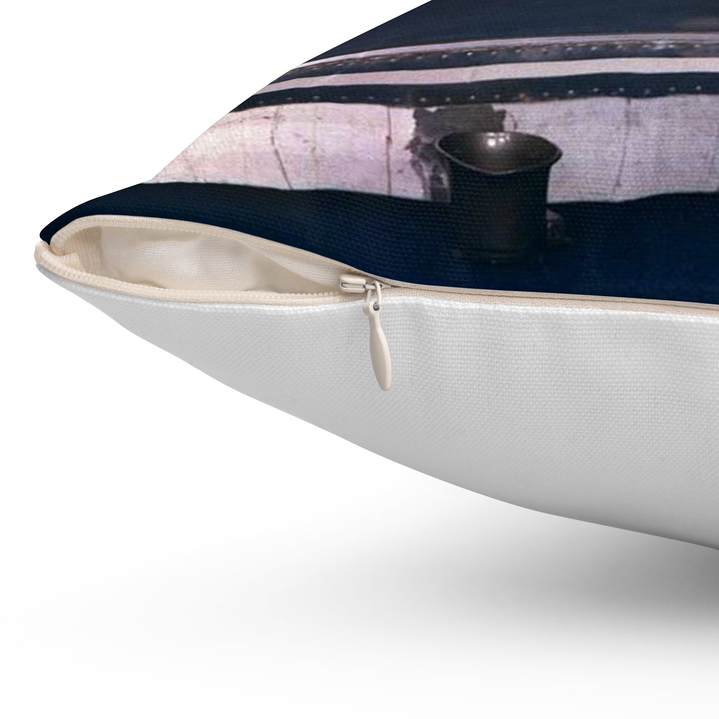 President Nixon visits Apollo 11 crew in quarantine Decorative Accent Square Pillow
