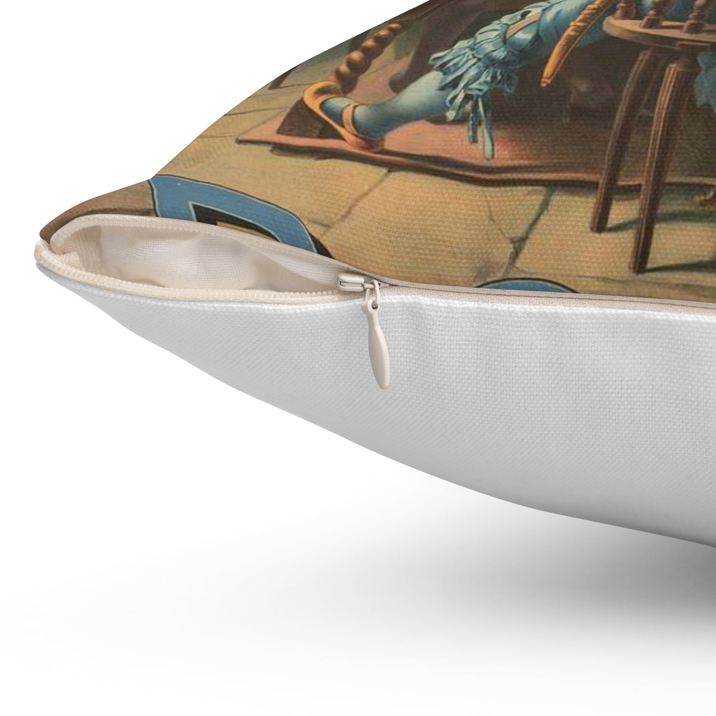 Bock, "Auerbach's keller" - Print, Library of Congress collection Decorative Accent Square Pillow