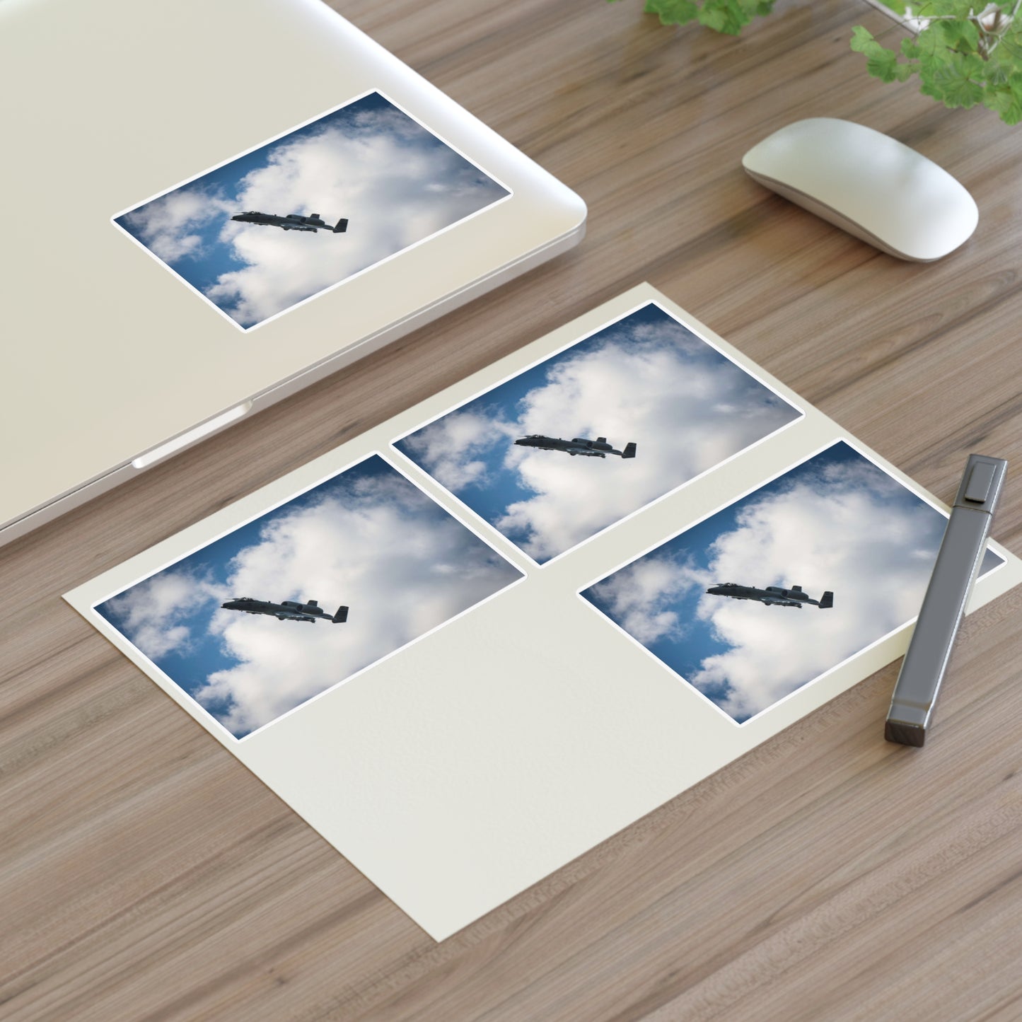 An A-10 Thunderbolt II assigned to the 51st Fighter Laminated UV Protective Vinyl Stickers