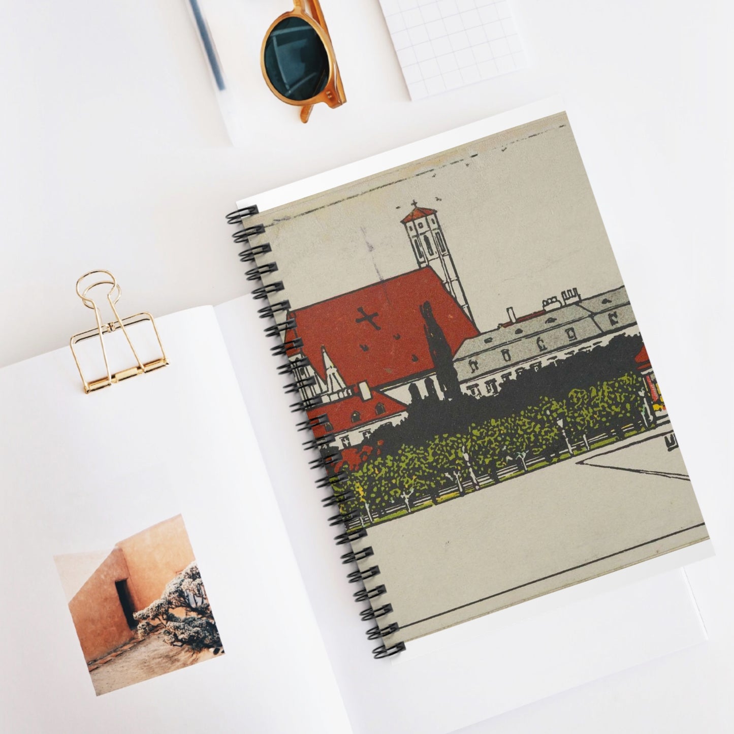 Vienna- Minorite Church (Wien- Die Minoriten Kirche) MET DP844339 Spiral Bound Ruled Notebook with Printed Cover