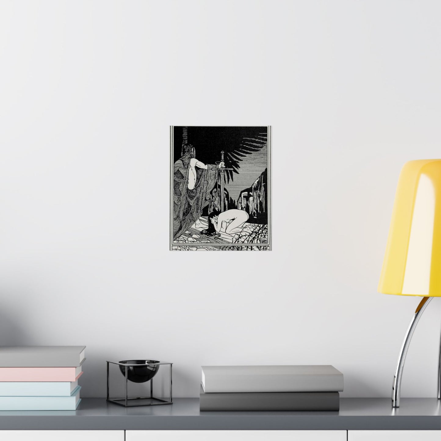 Juda 3 - Art nouveau public domain image High Quality Matte Wall Art Poster for Home, Office, Classroom