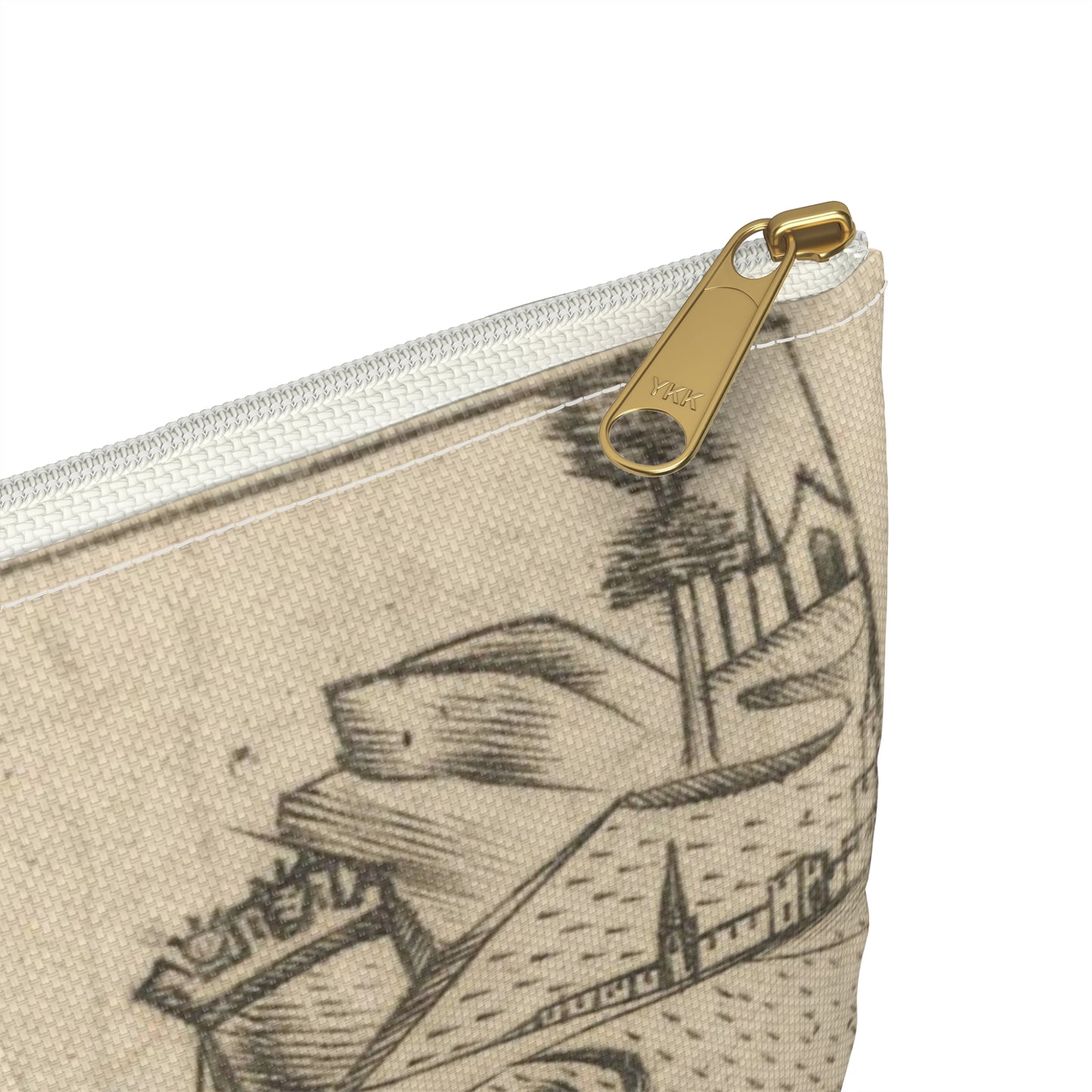 Israhel van Meckenem the Younger - St. George, Martin Schongauer, German Large Organizer Pouch with Black Zipper