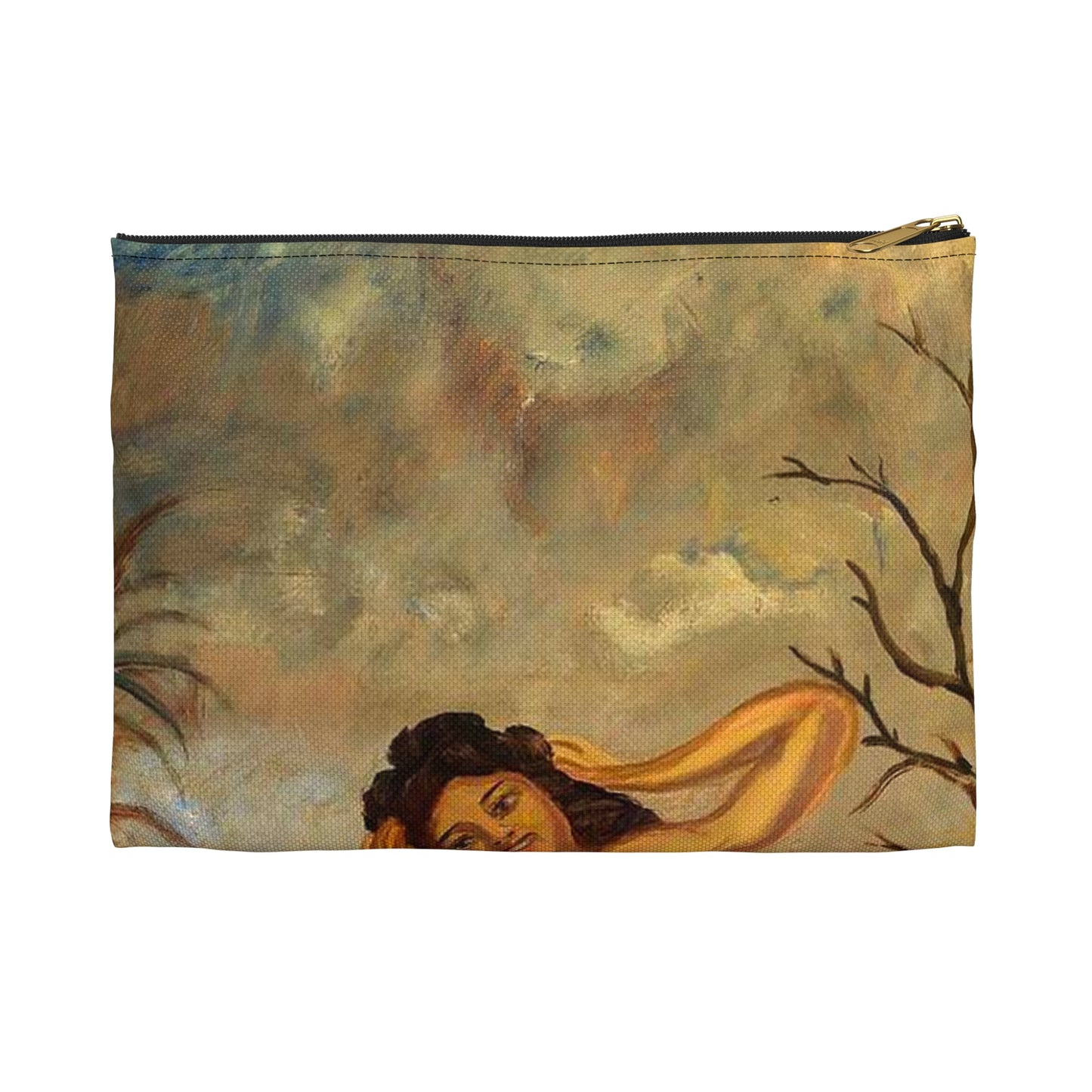 Portrait of Rose Marie 1975.113 1a Large Organizer Pouch with Black Zipper