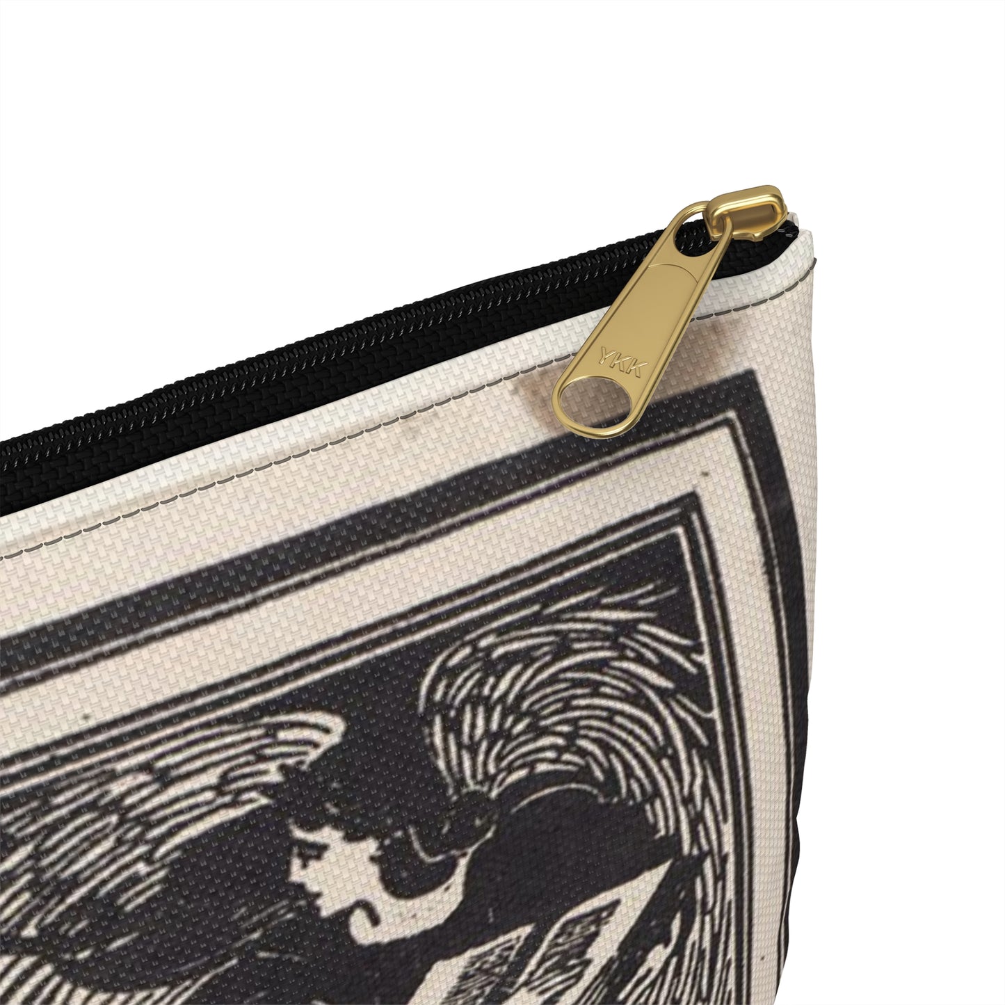Poster - The inland printer, May 1894 - Public domain lithograph Large Organizer Pouch with Black Zipper