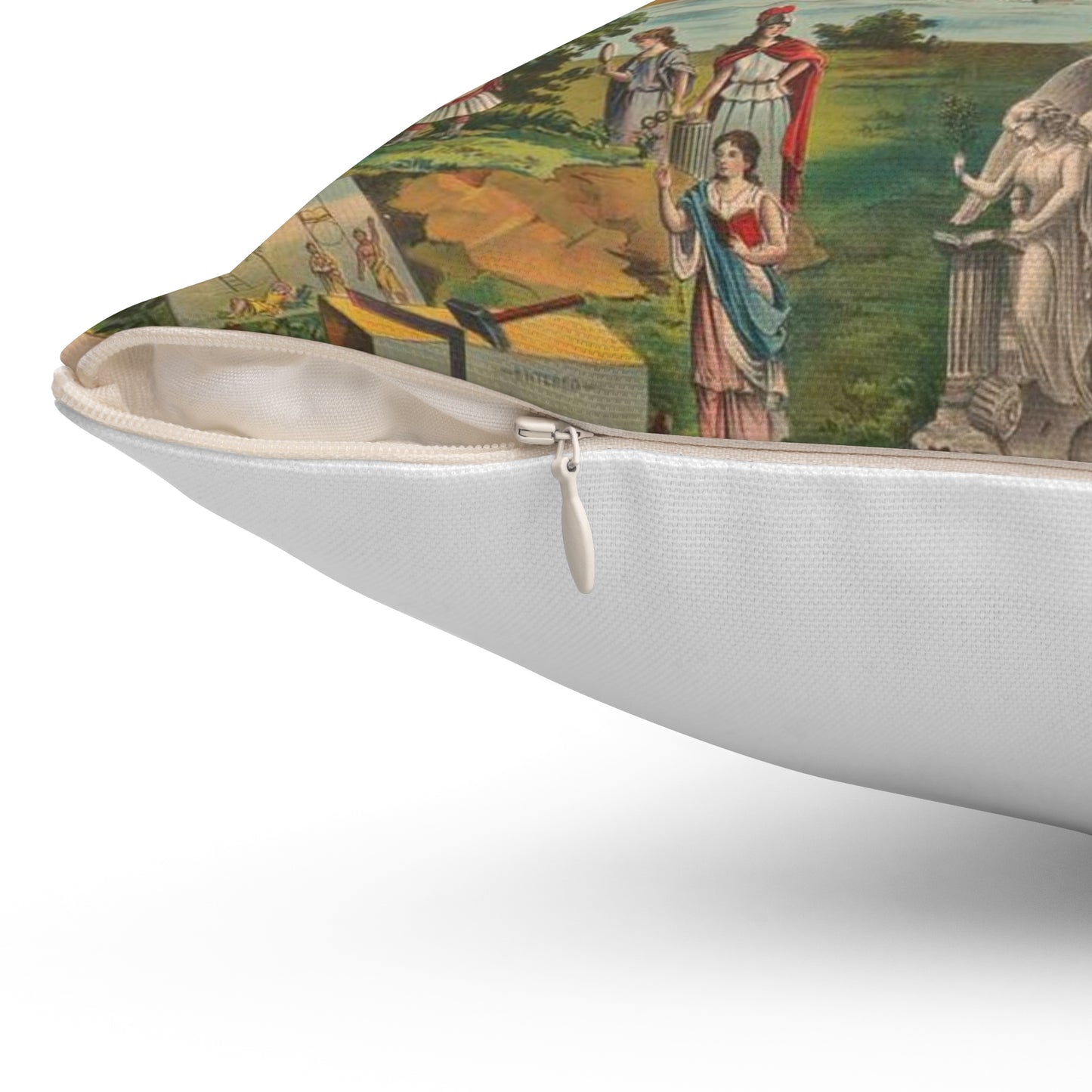 Our emblematic mystic light of masonry Decorative Accent Square Pillow