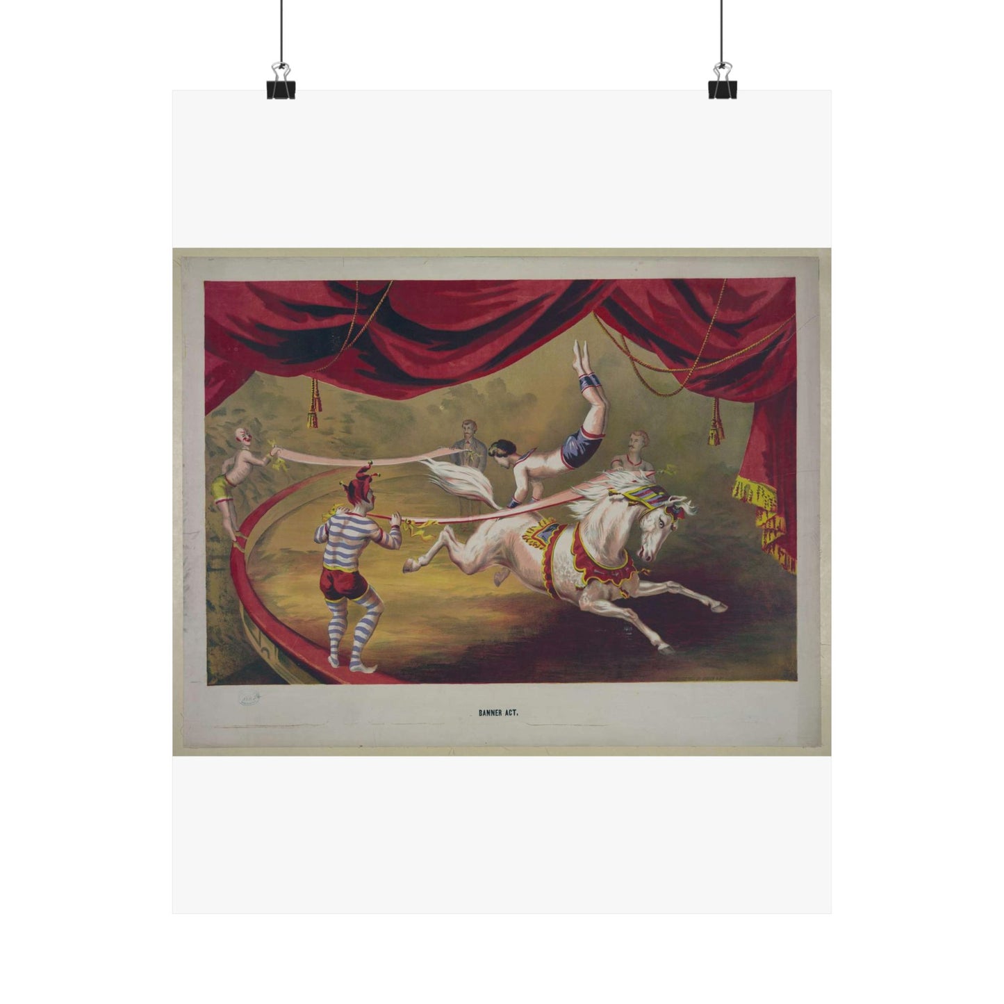 Banner act - Print, Library of Congress collection High Quality Matte Wall Art Poster for Home, Office, Classroom