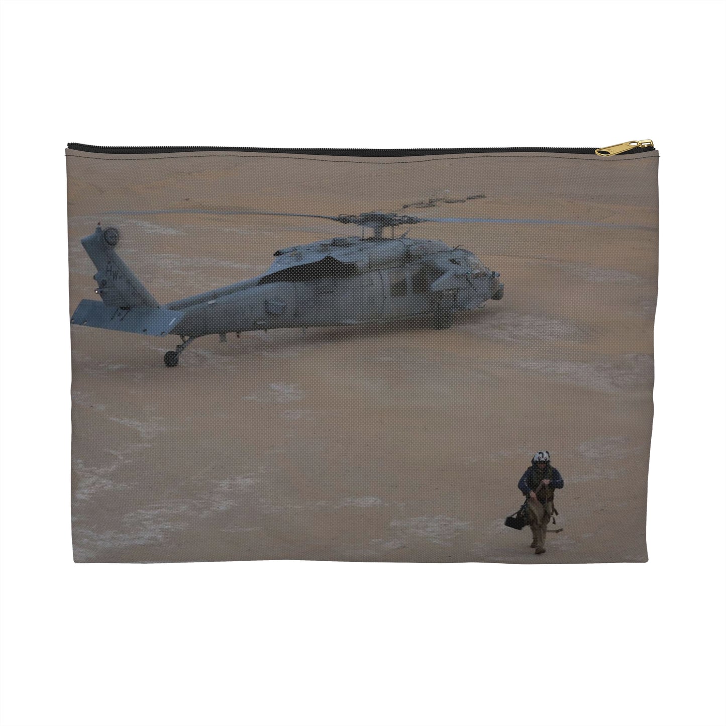 U.S. Navy Petty Officer 1st Class Douglas Crisp, leading Large Organizer Pouch with Black Zipper