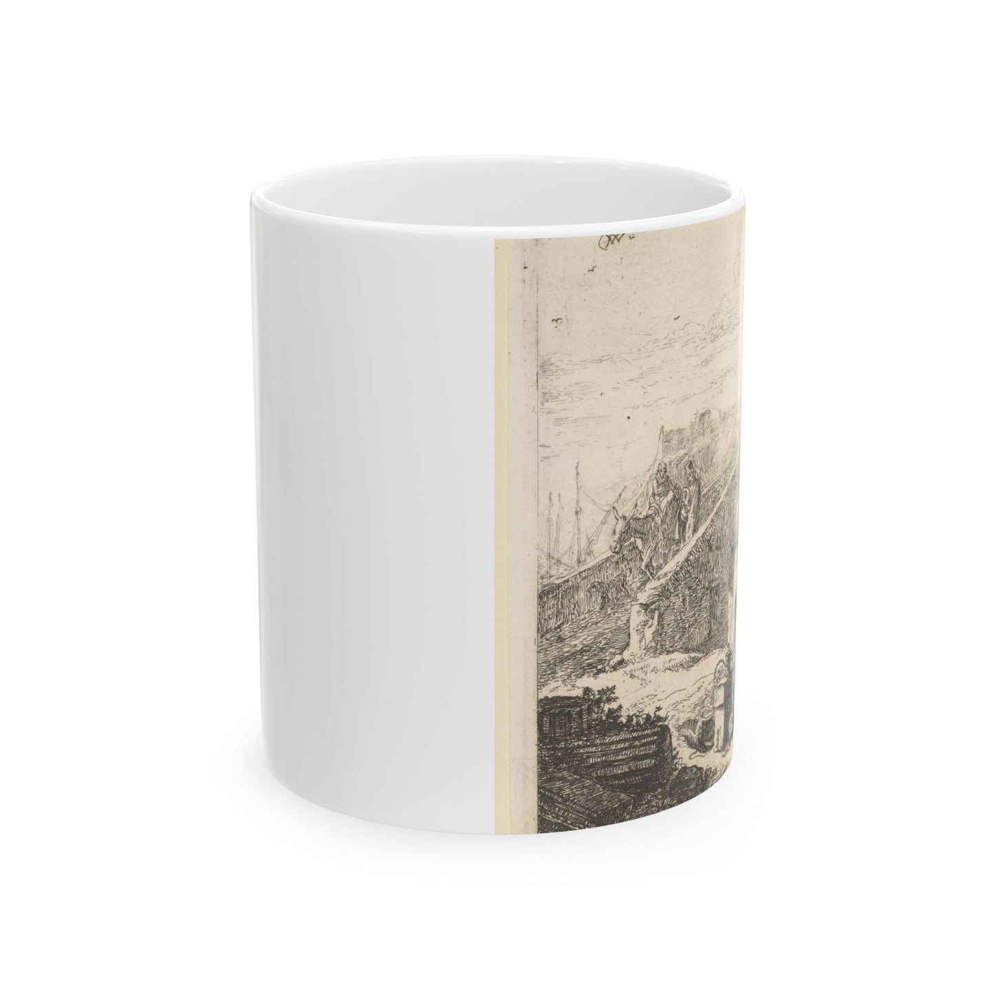Thomas Wijck - Lazarillo Stealing Grapes from the Poor Blind Beggar Beautiful Novelty Ceramic Coffee Mug 11oz