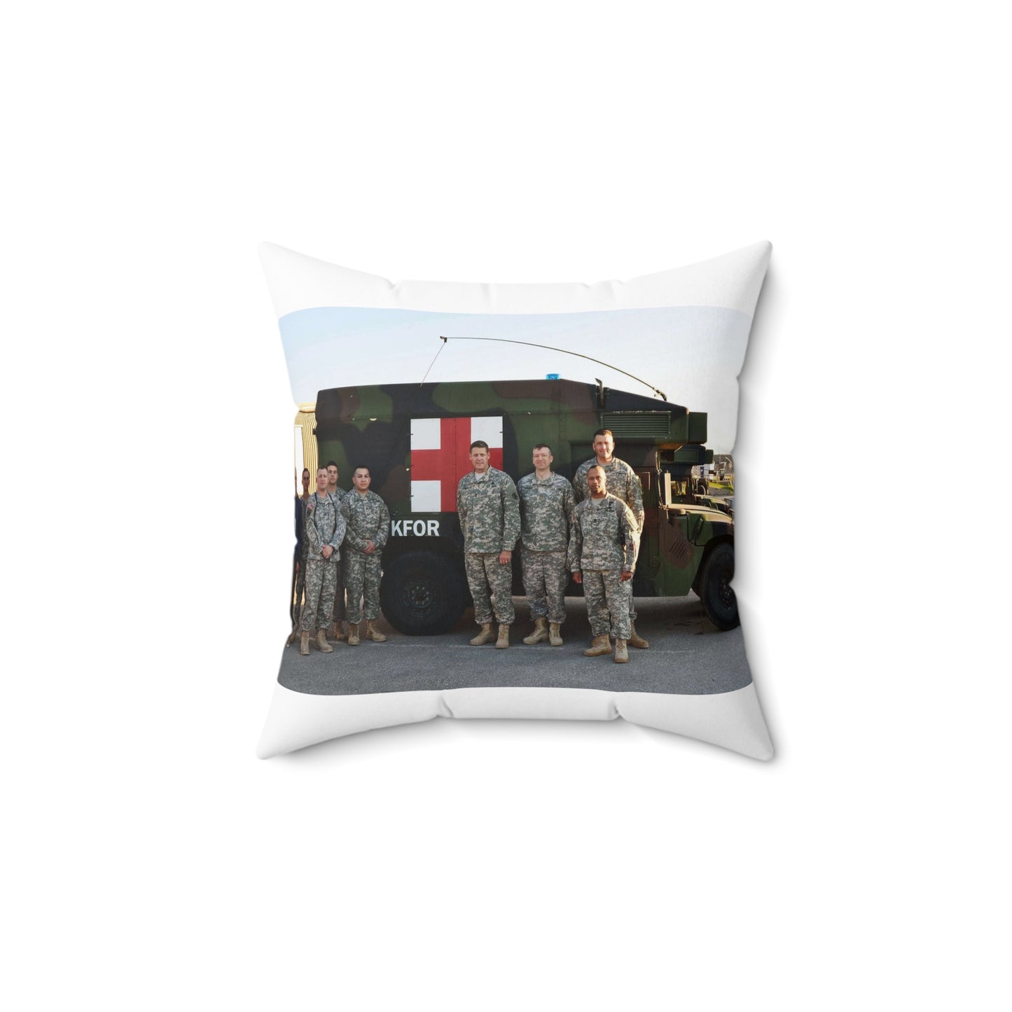 Maj. Gen. John R. O’Connor, the commanding general Decorative Accent Square Pillow