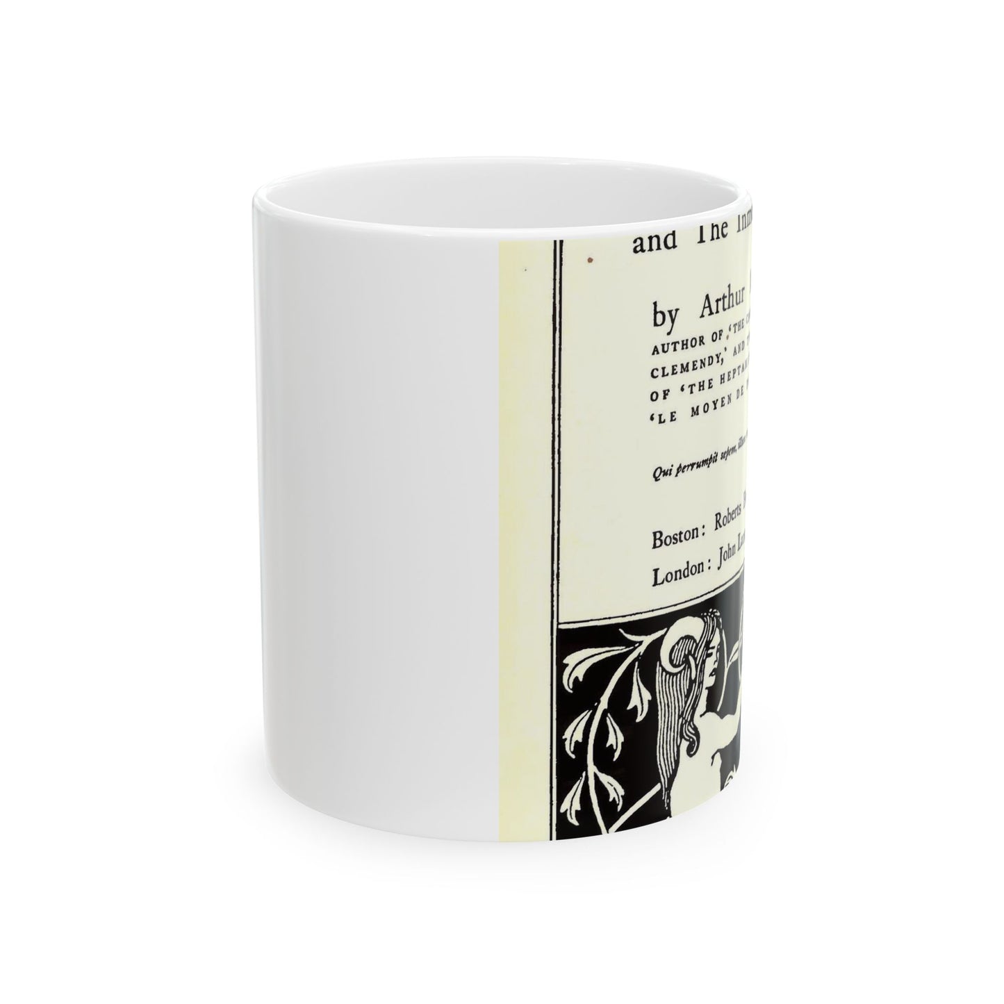 Aubrey Beardsley - Title page--The great god Pan Beautiful Novelty Ceramic Coffee Mug 11oz
