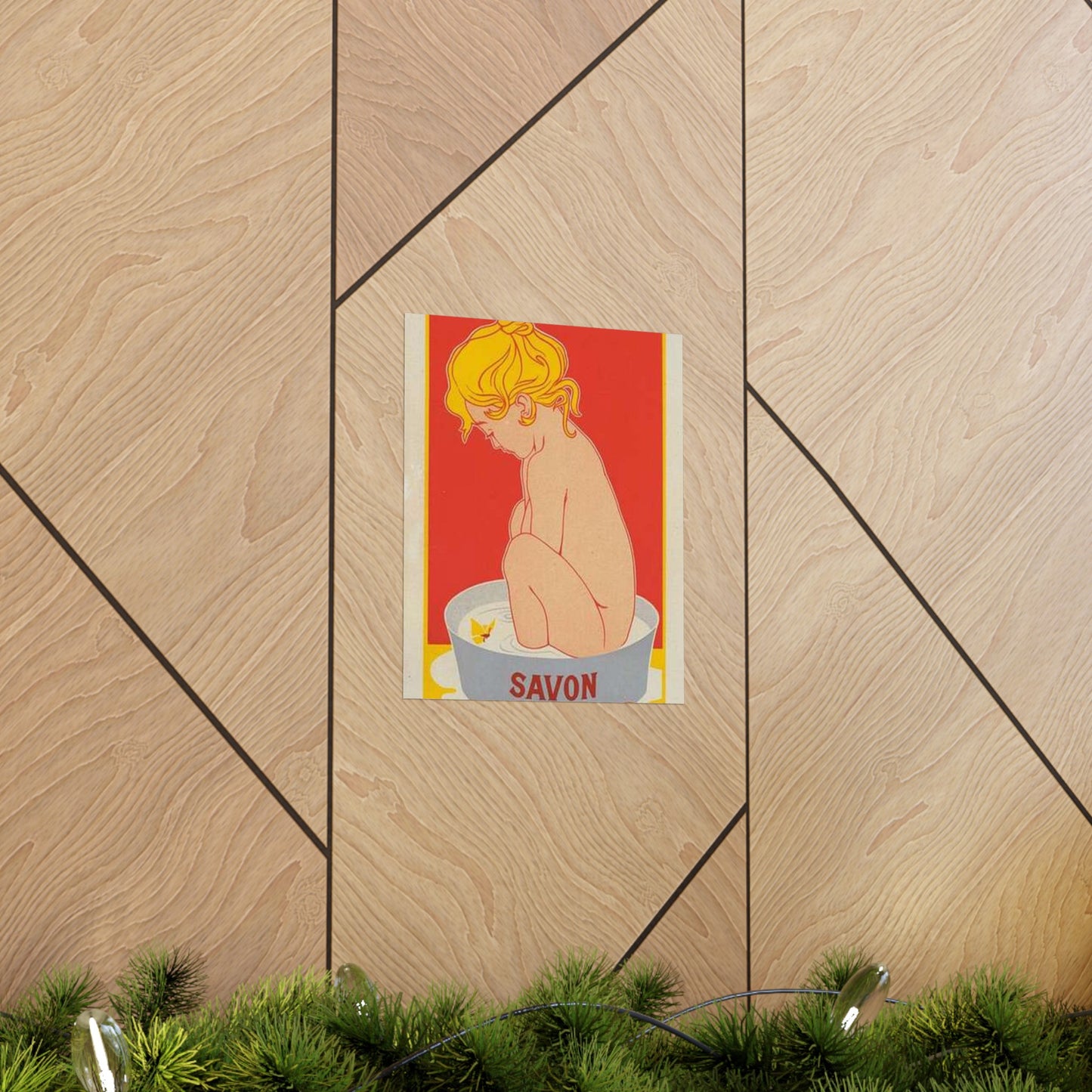 Affiche belge pour le "Savon Starlight". High Quality Matte Wall Art Poster for Home, Office, Classroom