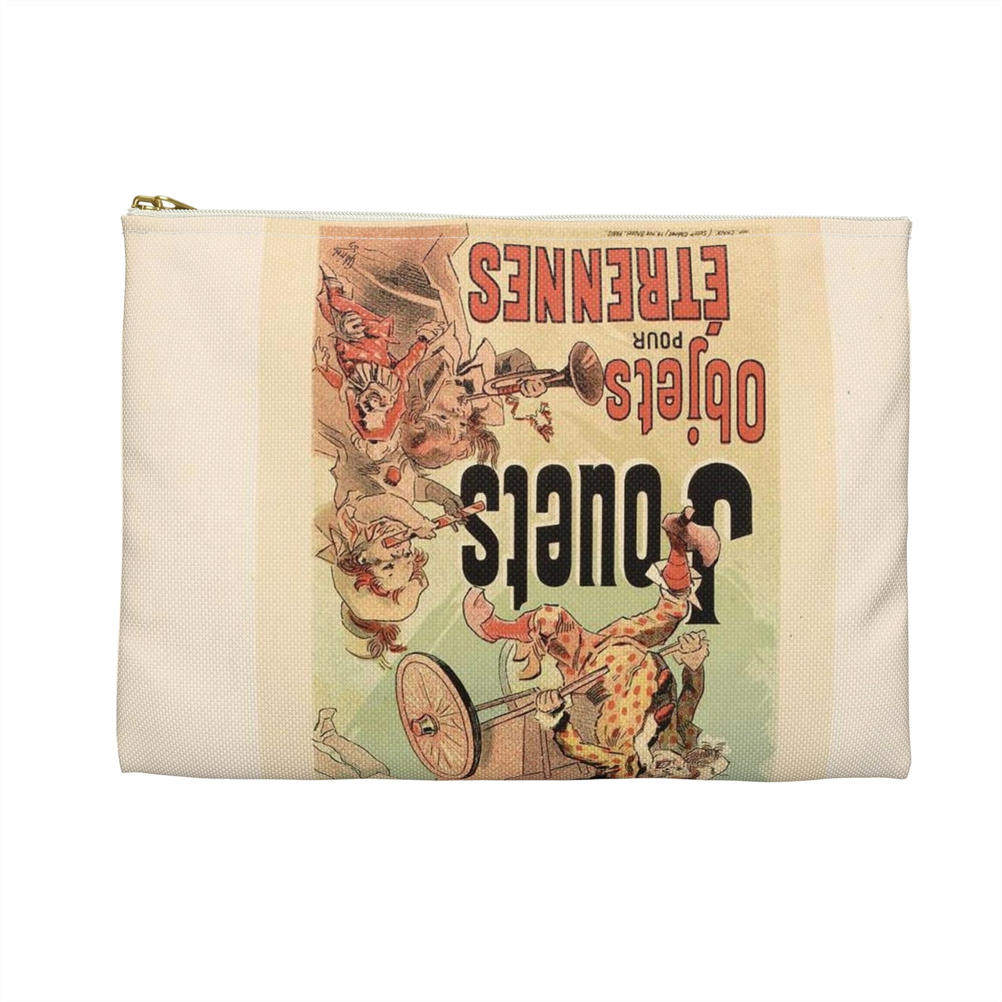 Maîtres de l'affiche V 4 - Pl 169 - Jules Chéret Large Organizer Pouch with Black Zipper