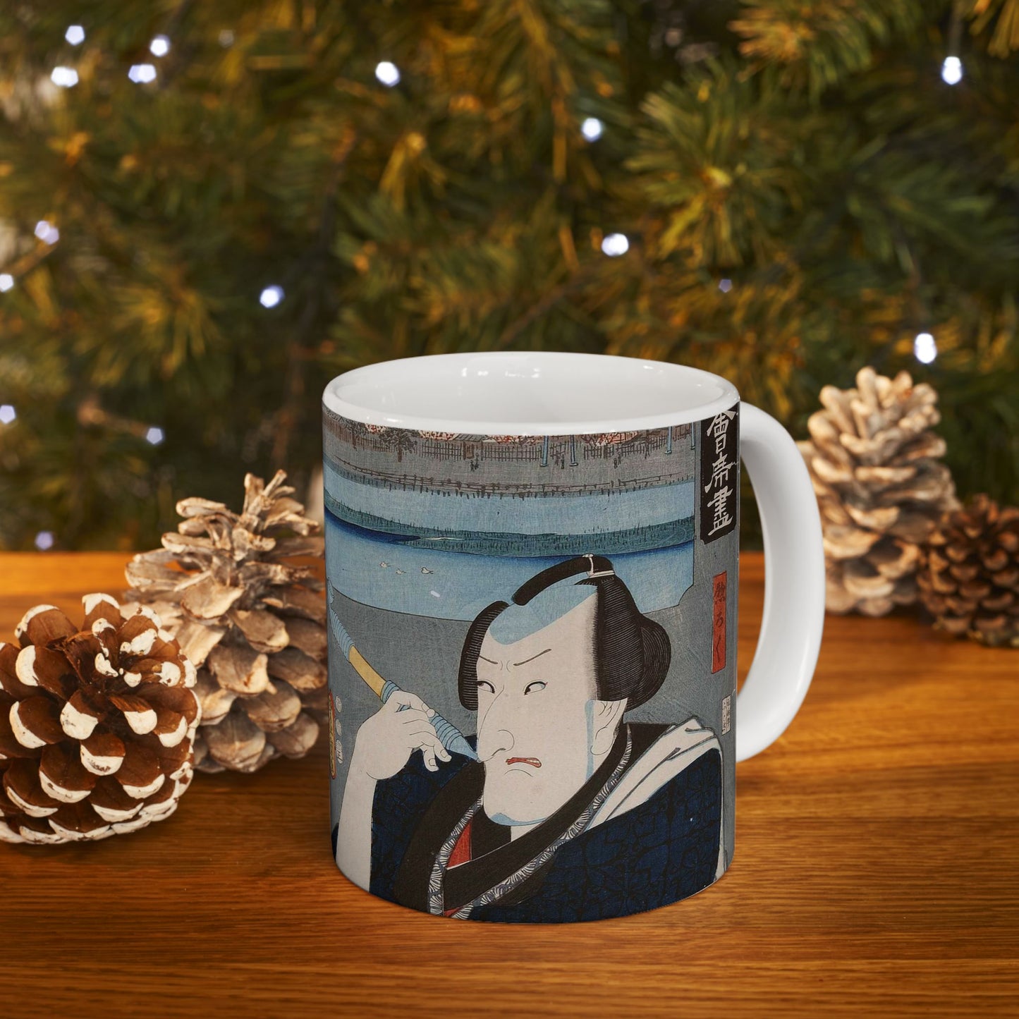 Kōshirō Matsumoto VI as Sōroku by Toyokuni III and Hiroshige Beautiful Novelty Ceramic Coffee Mug 11oz