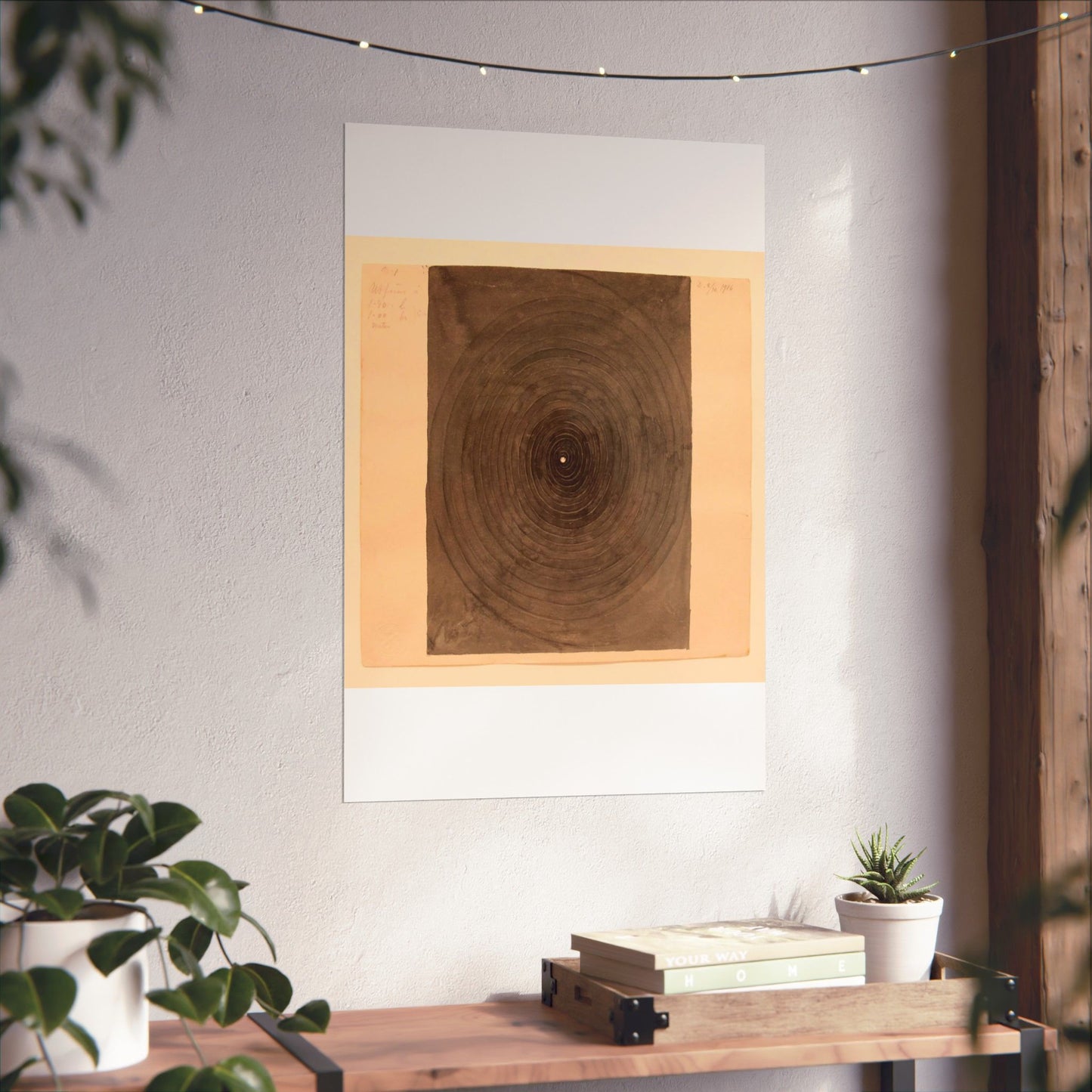 Hilma af Klint - 1916 - No 1 From The Parsifal Series High Quality Matte Wall Art Poster for Home, Office, Classroom