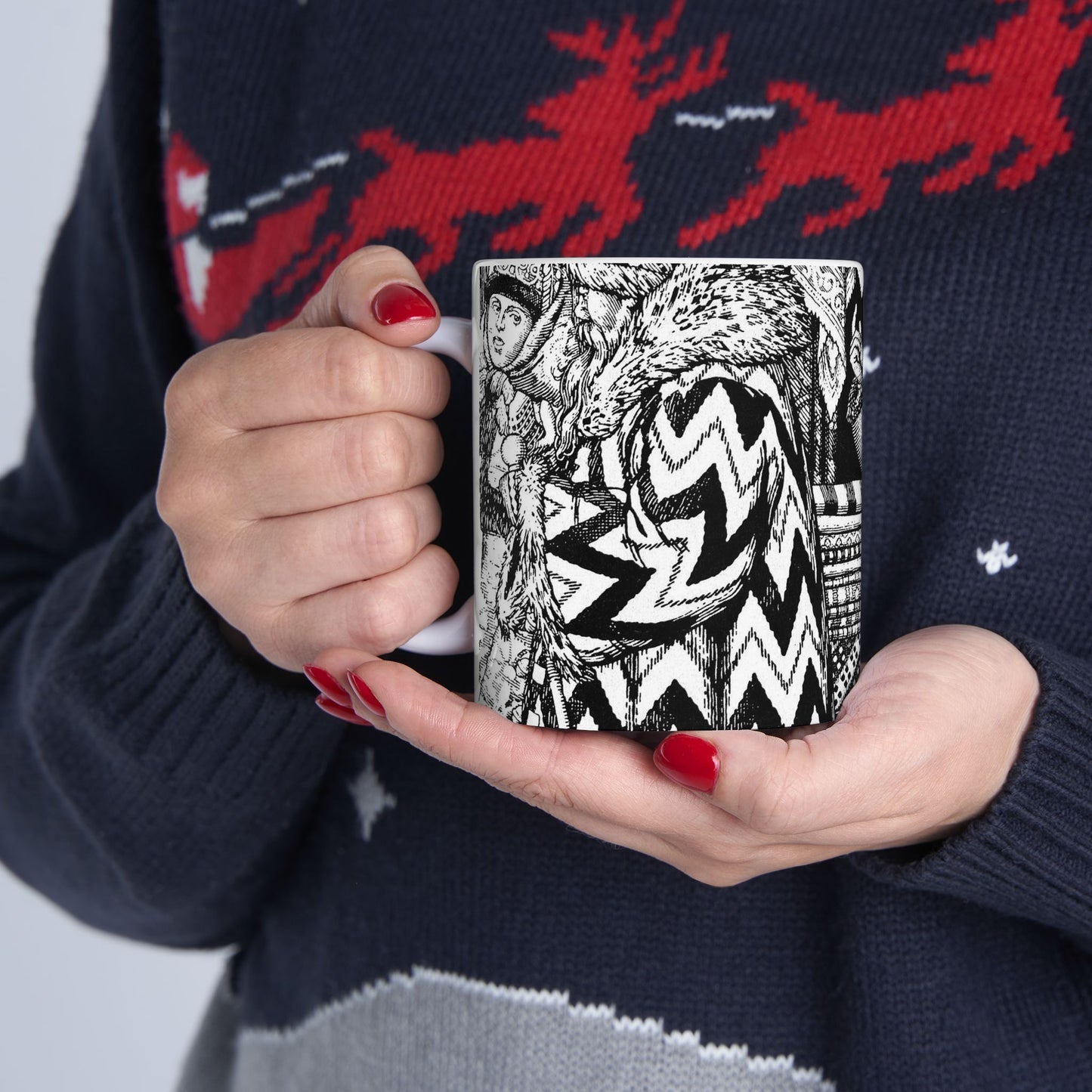 Ivan Bilibin 276 - Art nouveau public domain image Beautiful Novelty Ceramic Coffee Mug 11oz