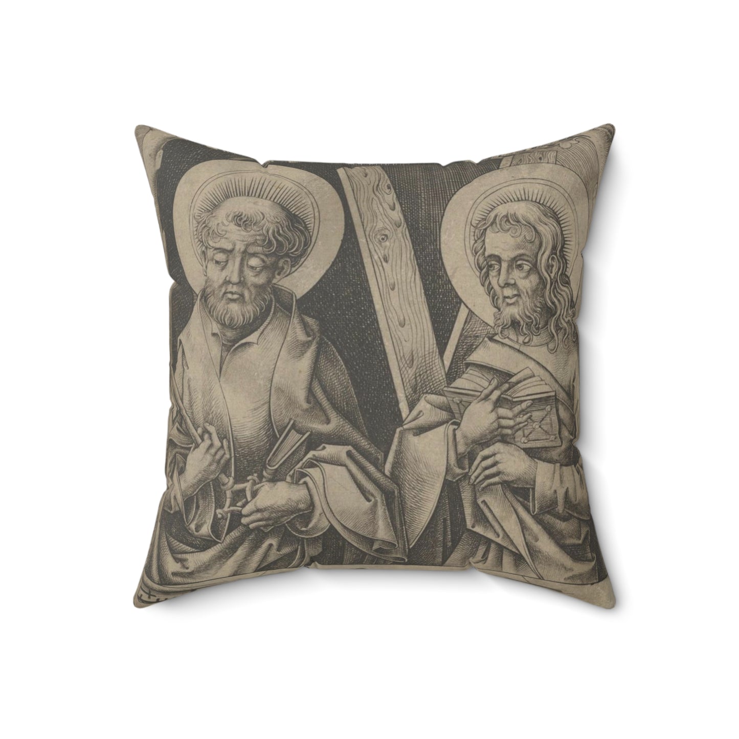 St. Peter and St. Andrew, from The Apostles Decorative Accent Square Pillow