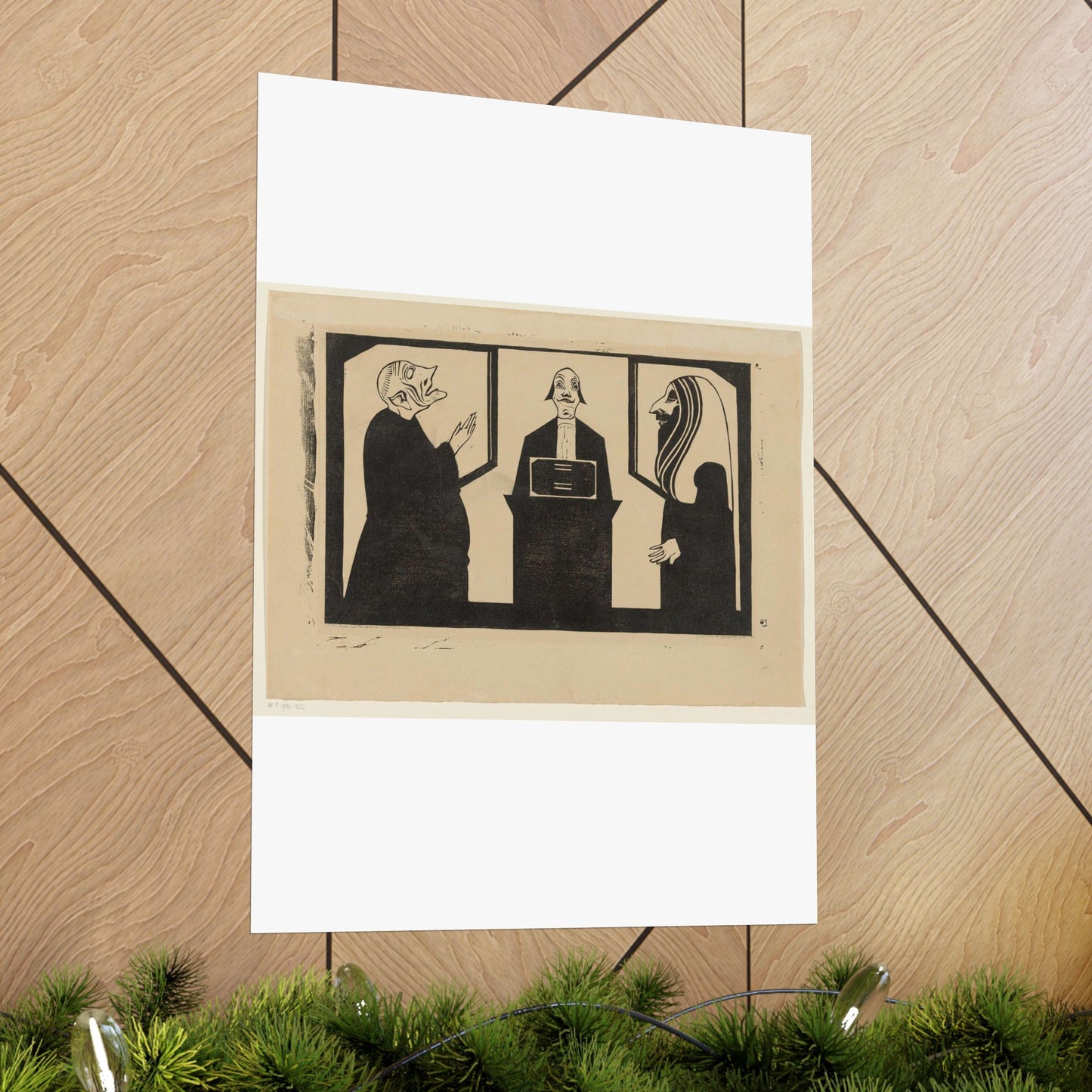 Samuel Jessurun de Mesquita - Entre ces trois mon coeur balance High Quality Matte Wall Art Poster for Home, Office, Classroom