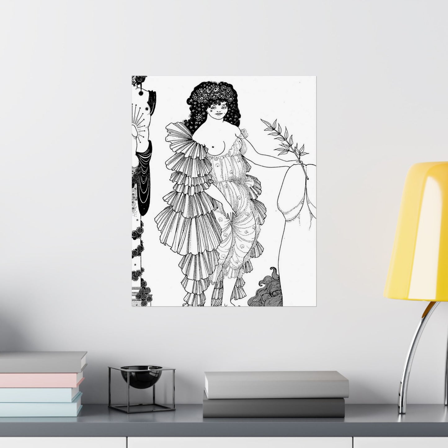 Lysistrata - Public domain botanical illustration High Quality Matte Wall Art Poster for Home, Office, Classroom
