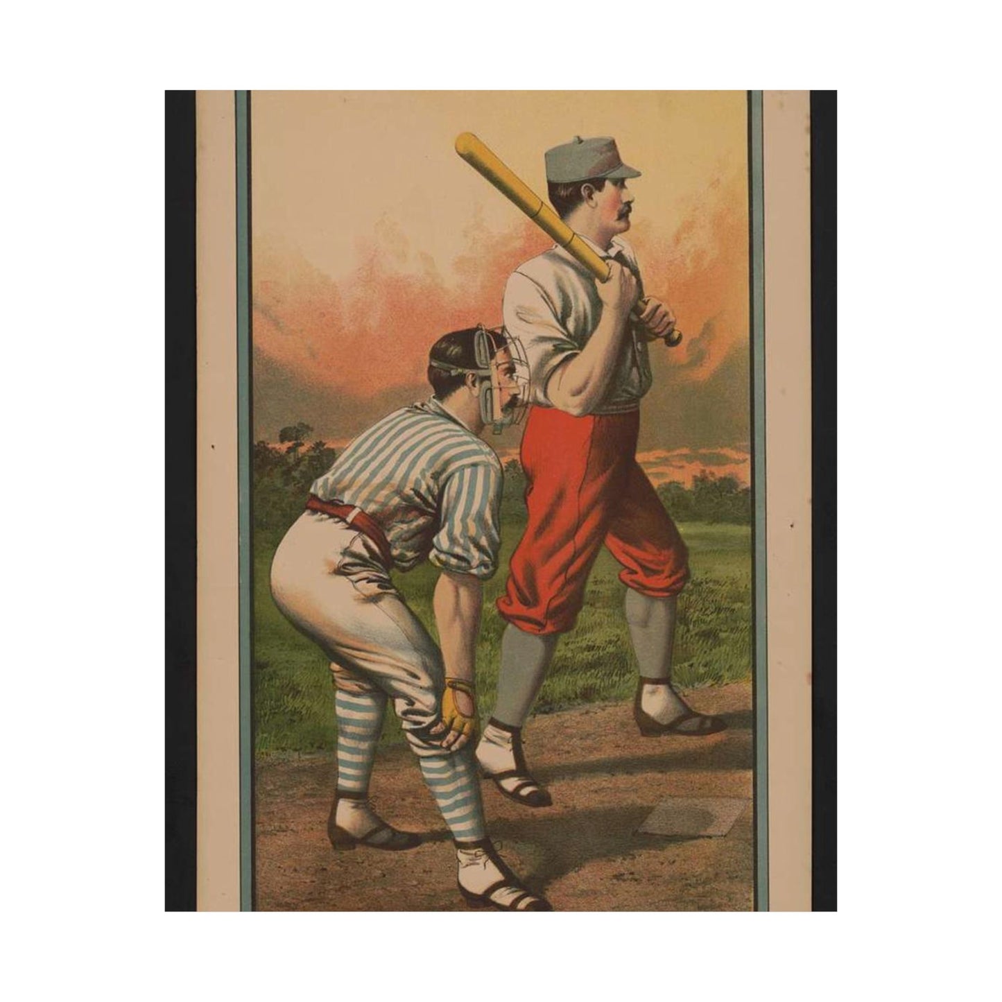Biddeford vs. Portland Granite St. grounds, Saturday, May 30th Printed at the Biddeford Journal office High Quality Matte Wall Art Poster for Home, Office, Classroom