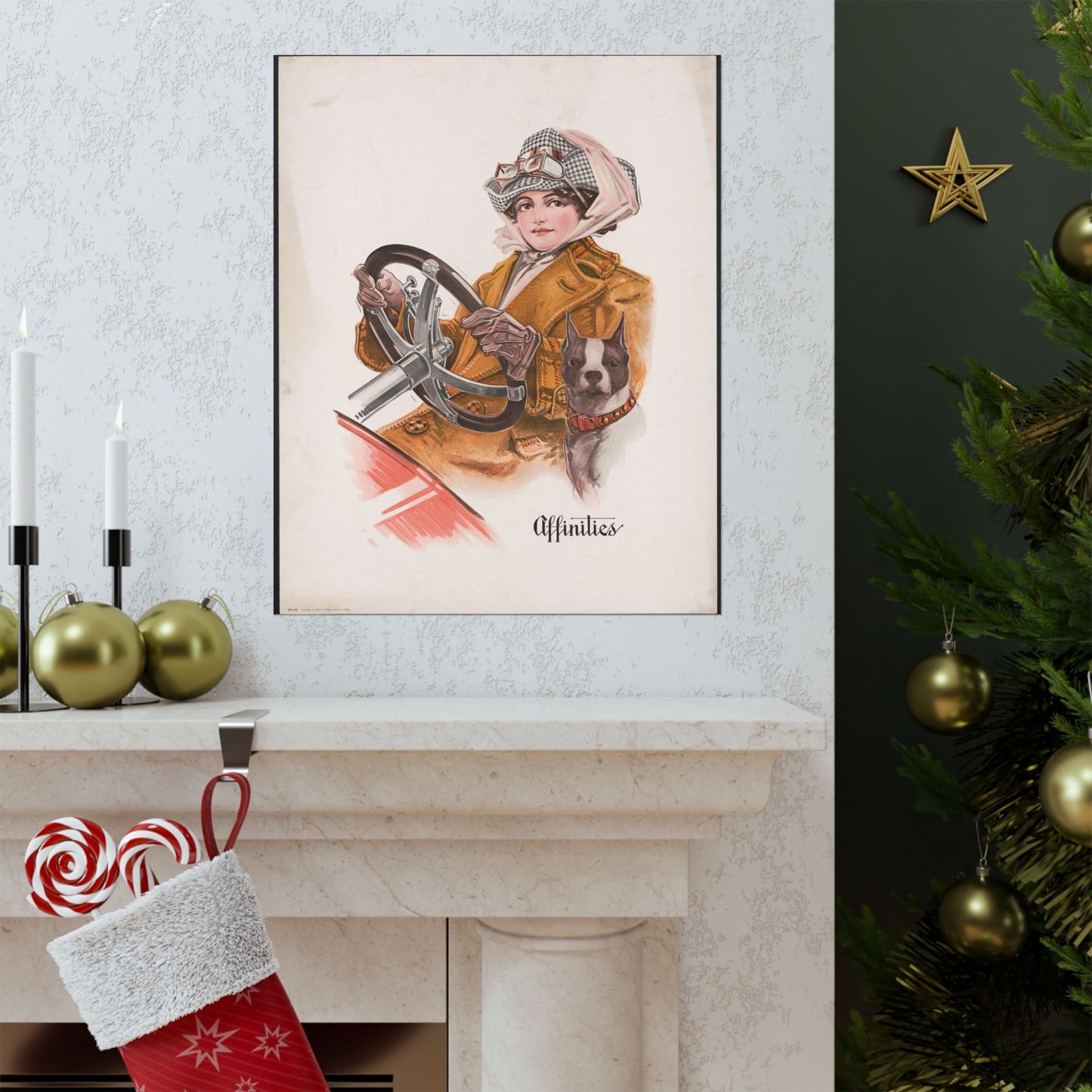 Affinities - Print, Library of Congress collection High Quality Matte Wall Art Poster for Home, Office, Classroom