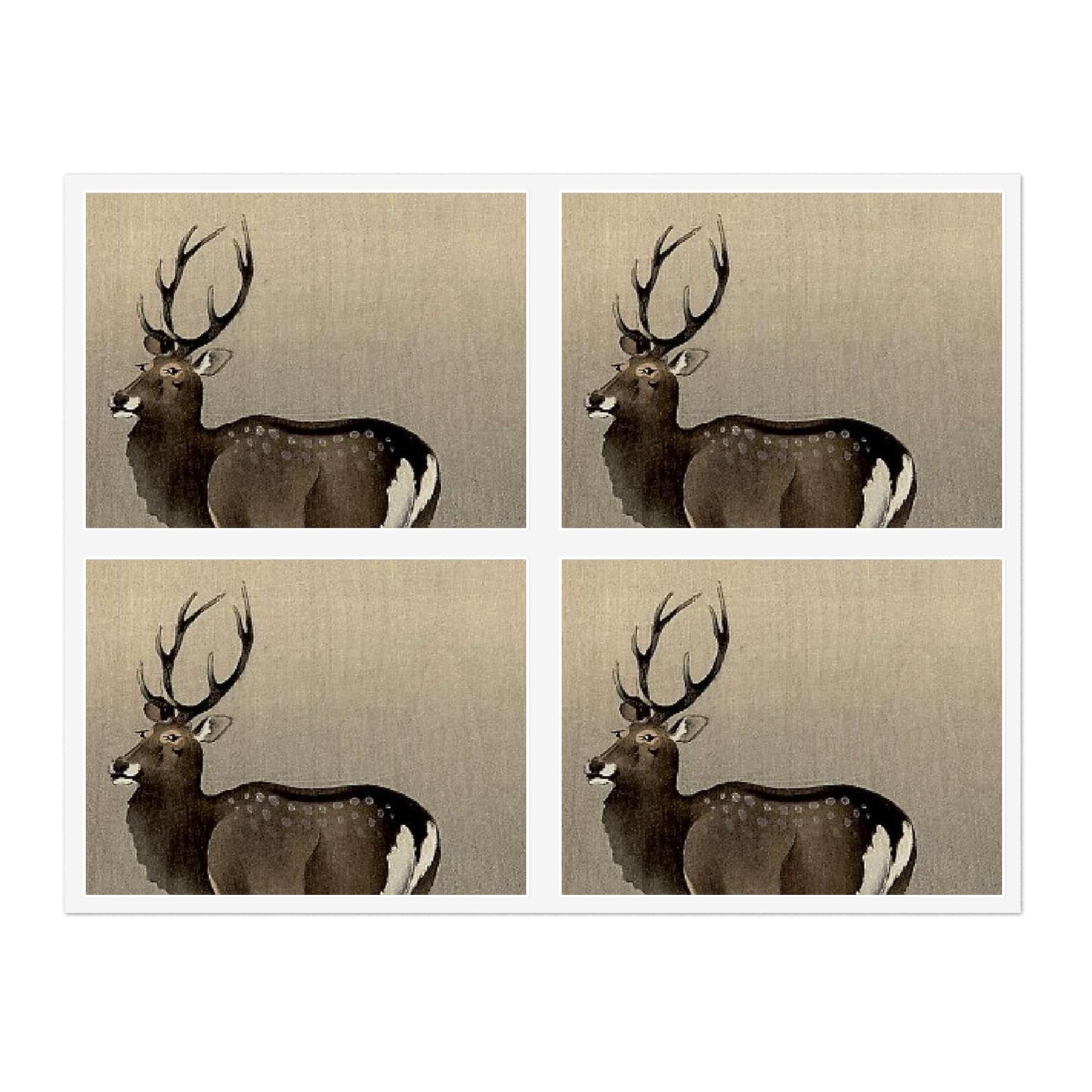Koson Rehe, Ohara Koson. 19th century Japan. Public domain image. Laminated UV Protective Vinyl Stickers