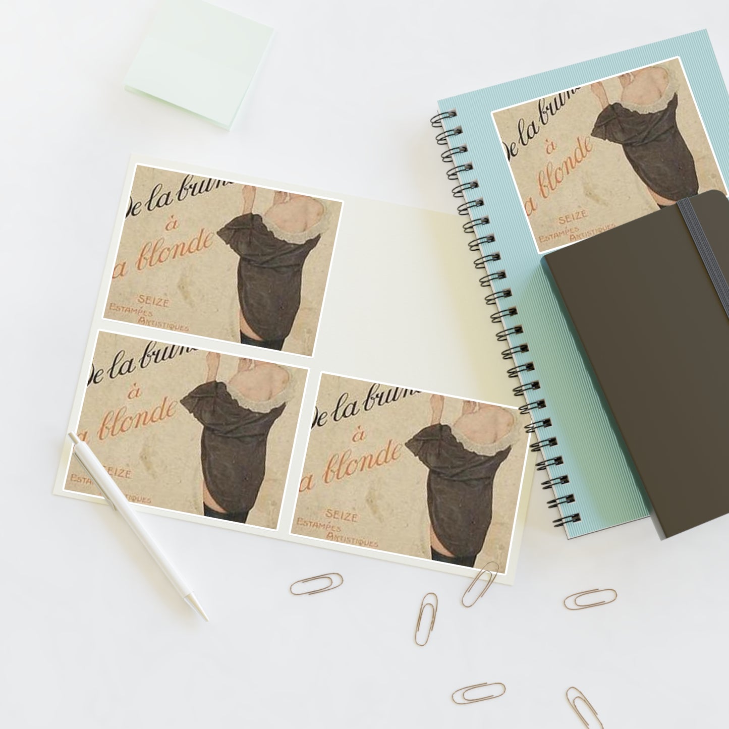 Kirchner - from-brown-to-blonde Laminated UV Protective Vinyl Stickers