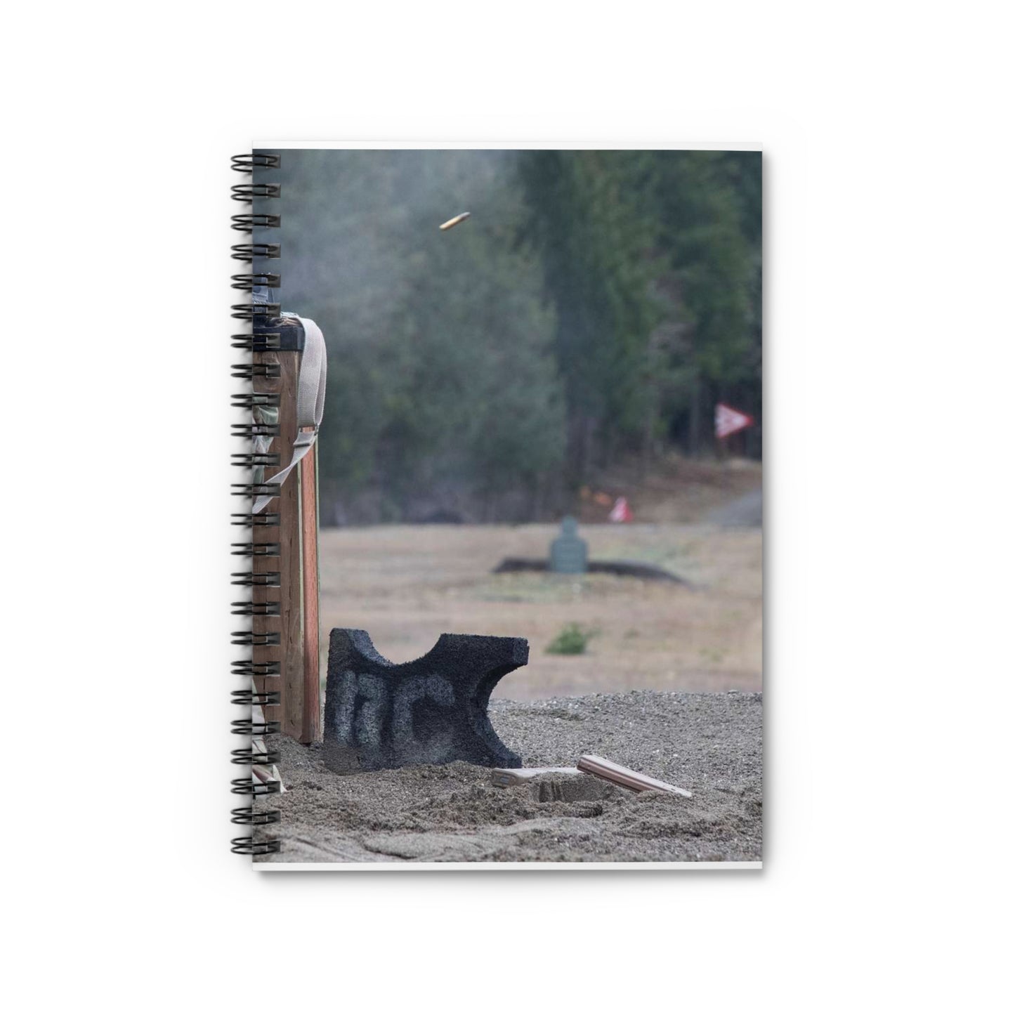U.S. Army soldier Cpl. Ian Villoldo assigned to Charlie Spiral Bound Ruled Notebook with Printed Cover