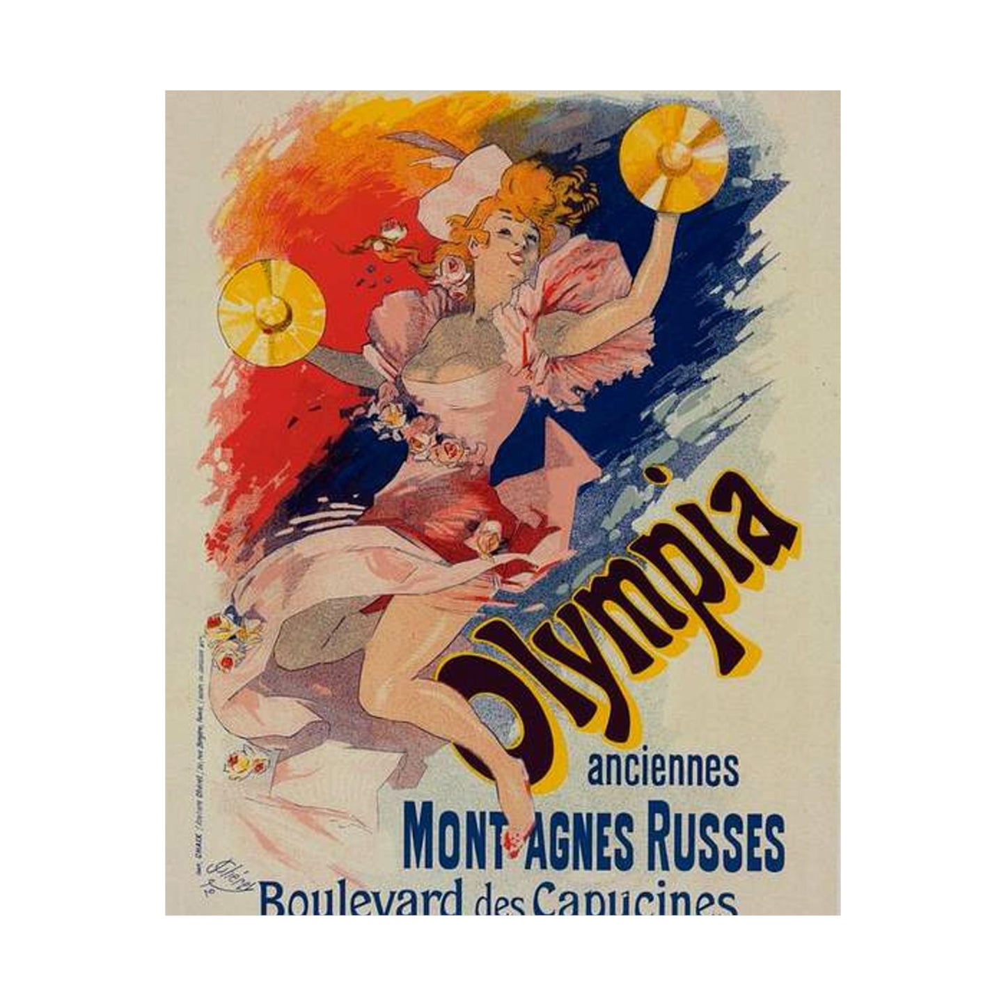 Affiche pour "Olympia". - Art nouveau public domain poster High Quality Matte Wall Art Poster for Home, Office, Classroom