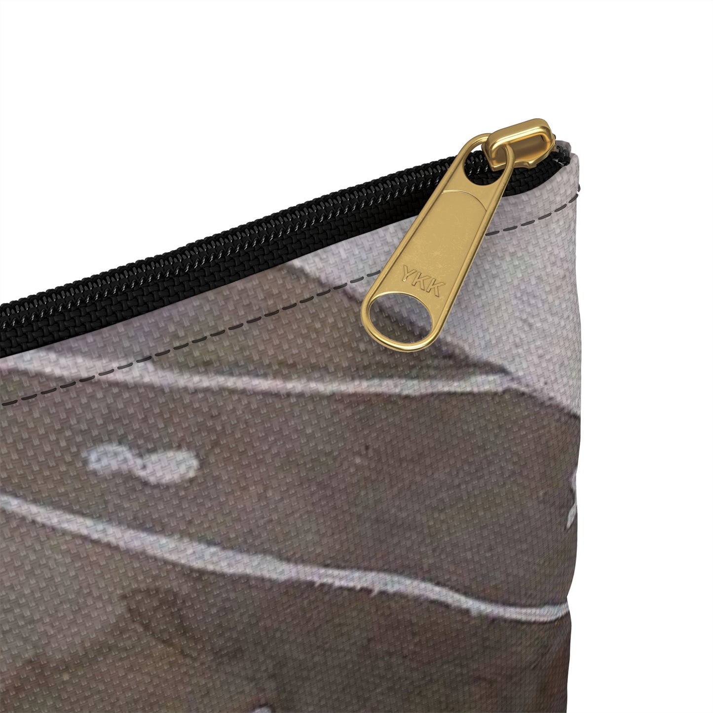 A drawing of a woman holding an umbrella Hilma af Klint - no date - Untitled 02 Large Organizer Pouch with Black Zipper