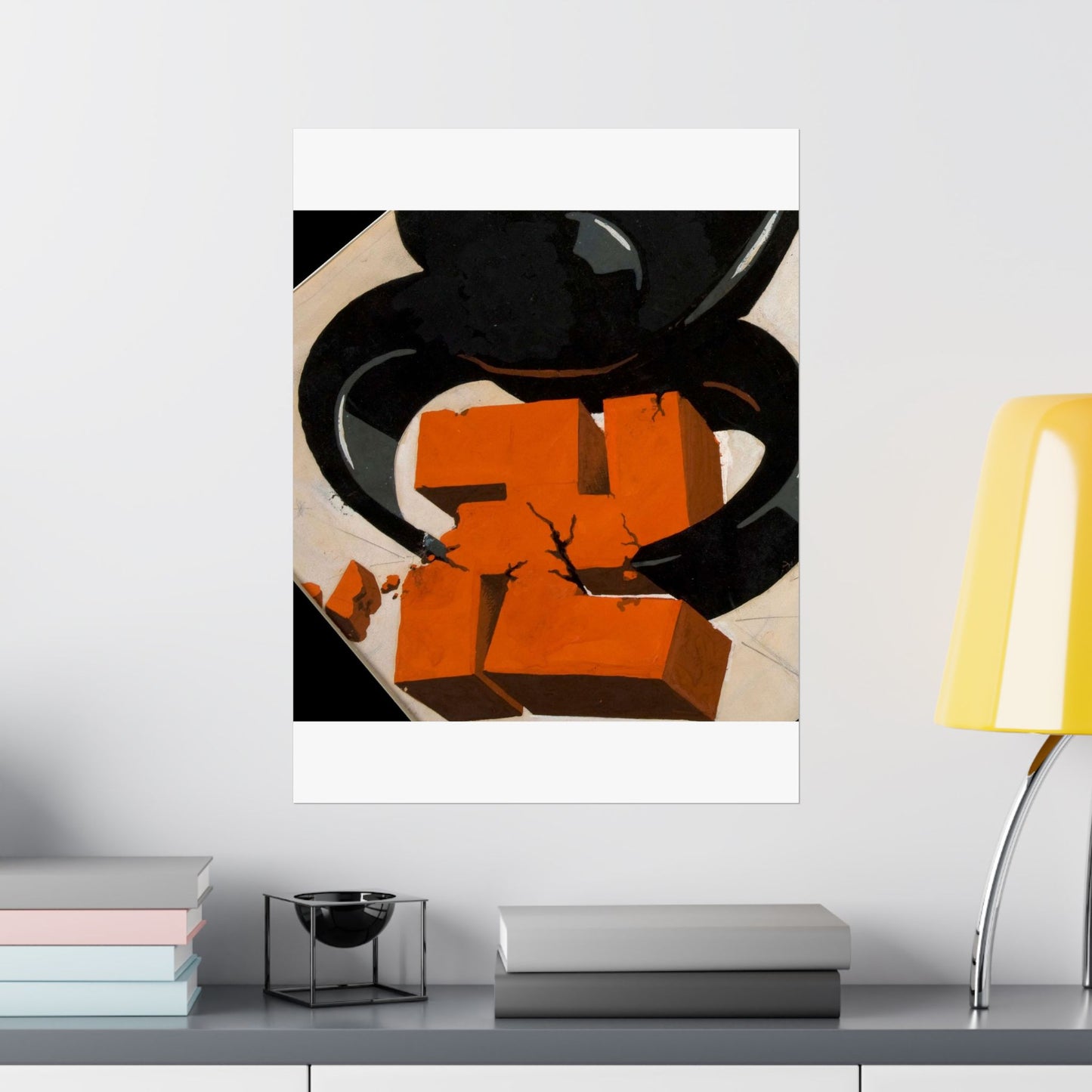 INF3-154 Give us the tools and ... Artist Frank Newbould (cropped) High Quality Matte Wall Art Poster for Home, Office, Classroom